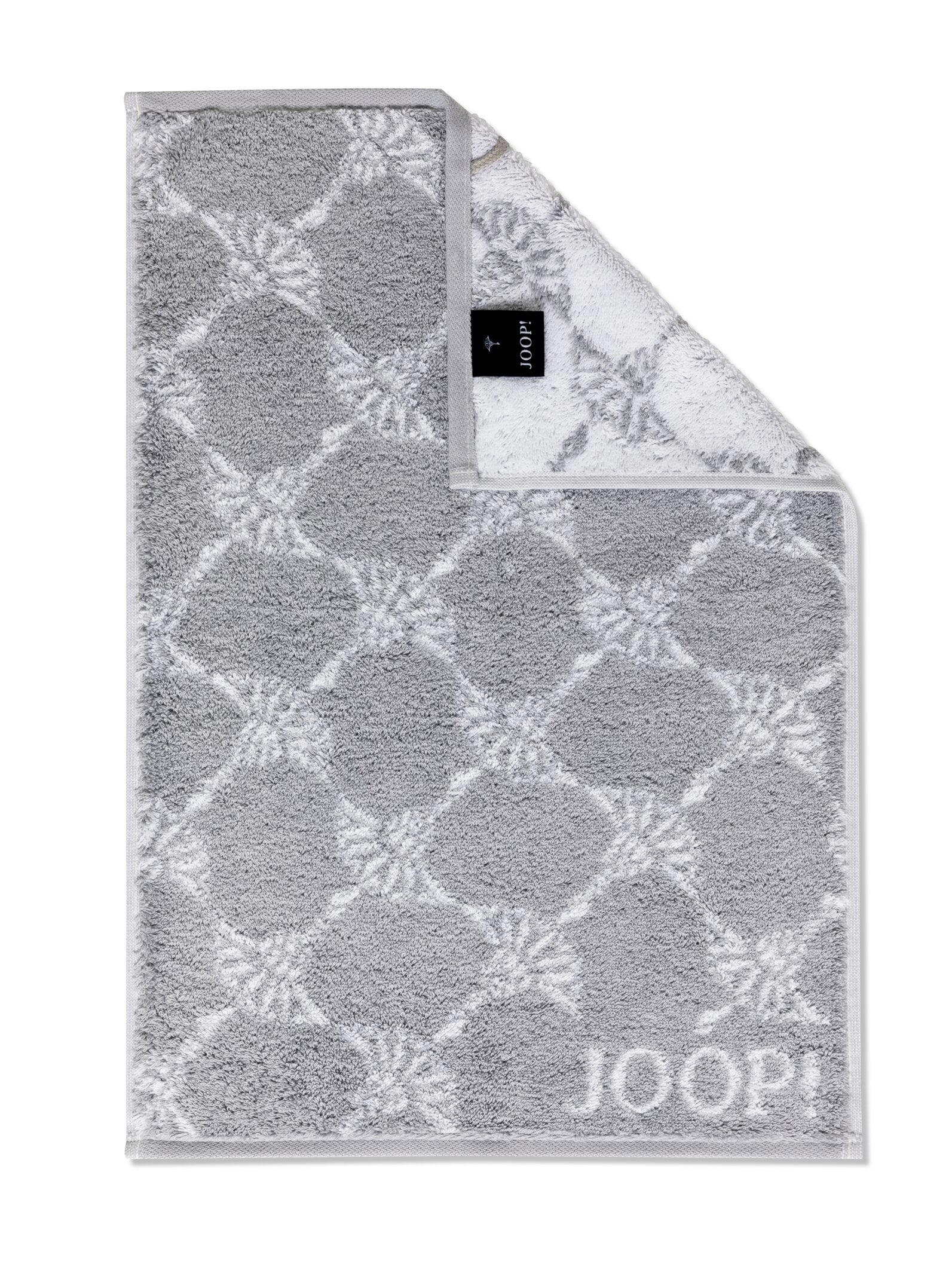 JOOP! CLASSIC CORNFLOWER Gästetuch 3er-Set 30x50 cm, Silber