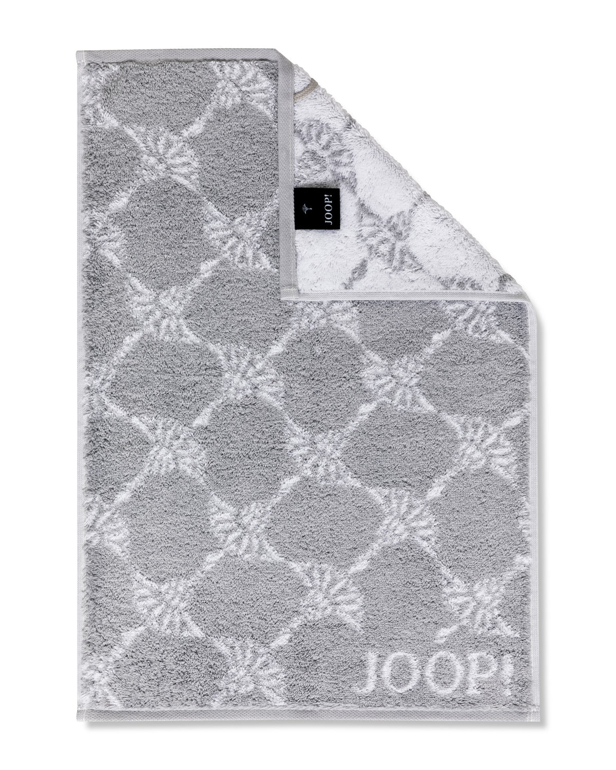 JOOP! CLASSIC CORNFLOWER Gästetuch 3er-Set 30x50 cm, Silber