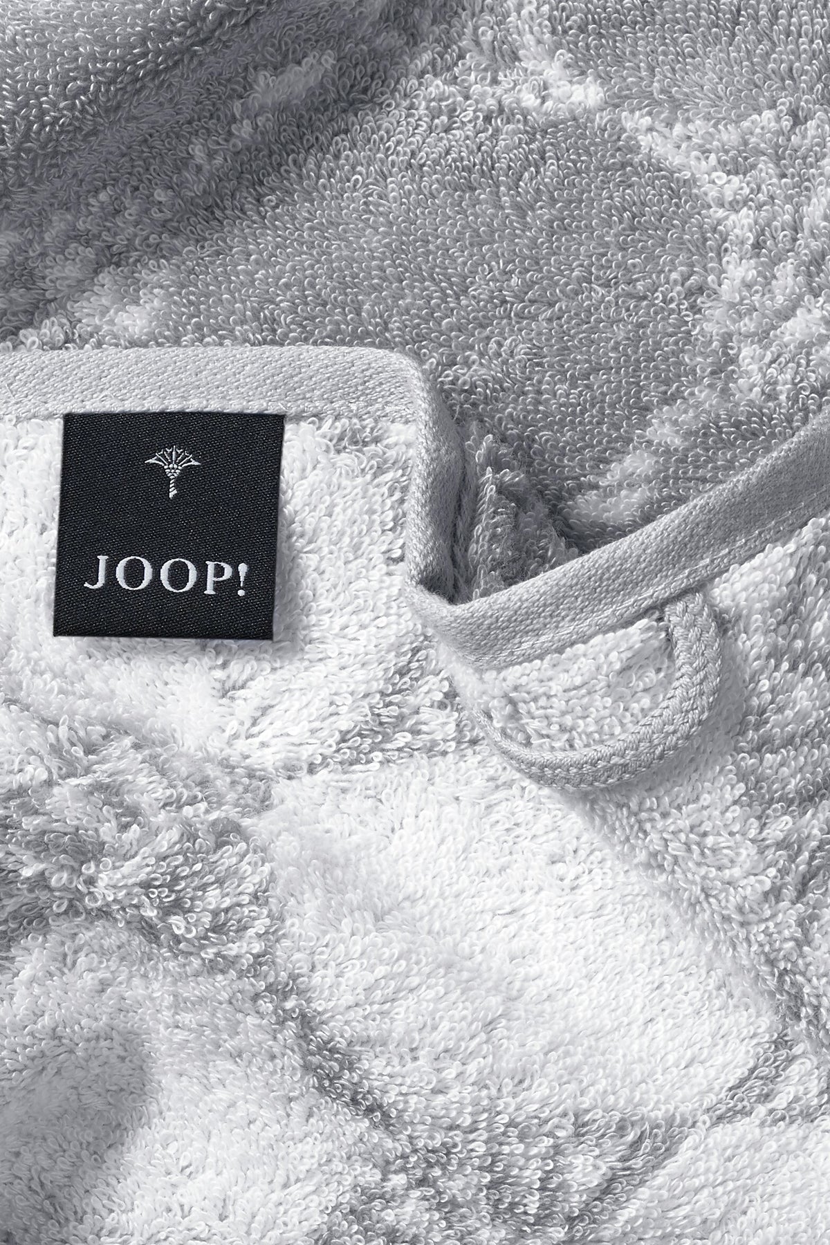 JOOP! CLASSIC CORNFLOWER Gästetuch 3er-Set 30x50 cm, Silber