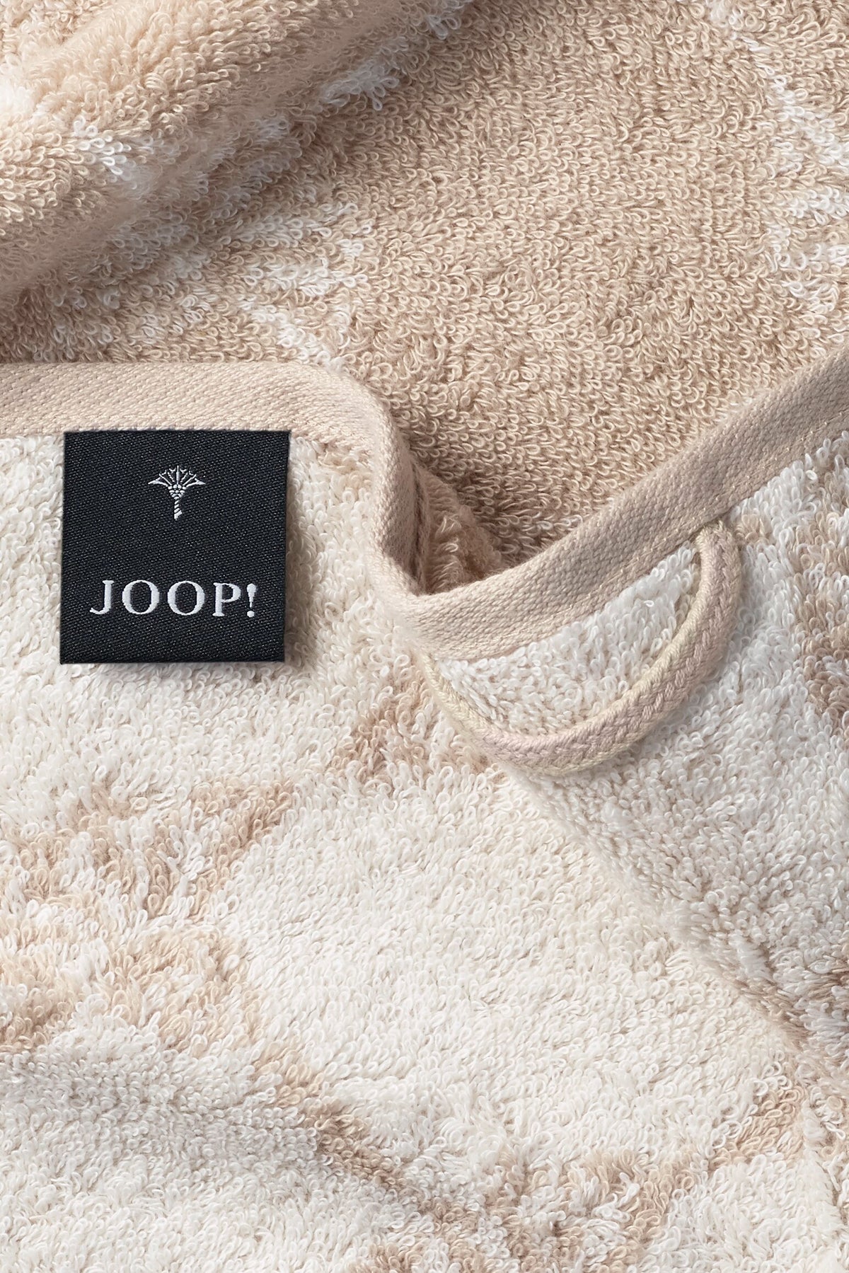 JOOP! CLASSIC CORNFLOWER Gästetuch 3er-Set 30x50 cm, Sand