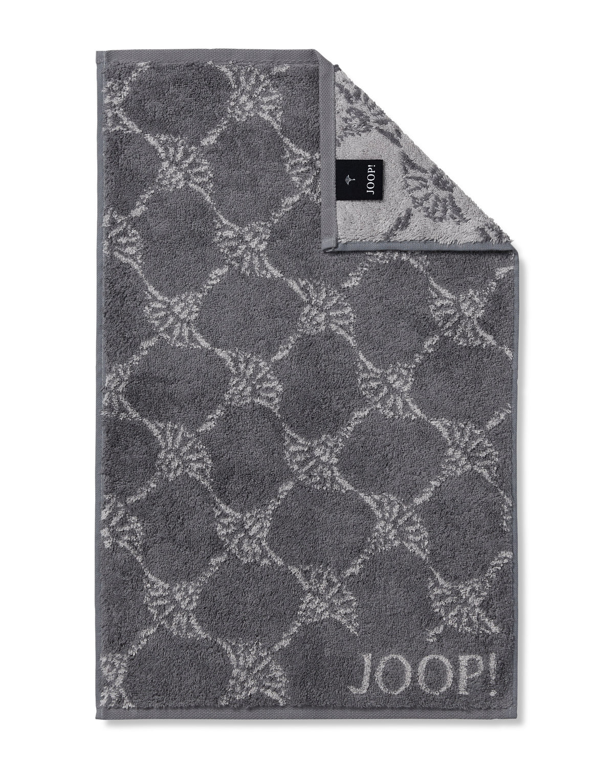 JOOP! CLASSIC CORNFLOWER Gästetuch 3er-Set 30x50 cm, Anthrazit