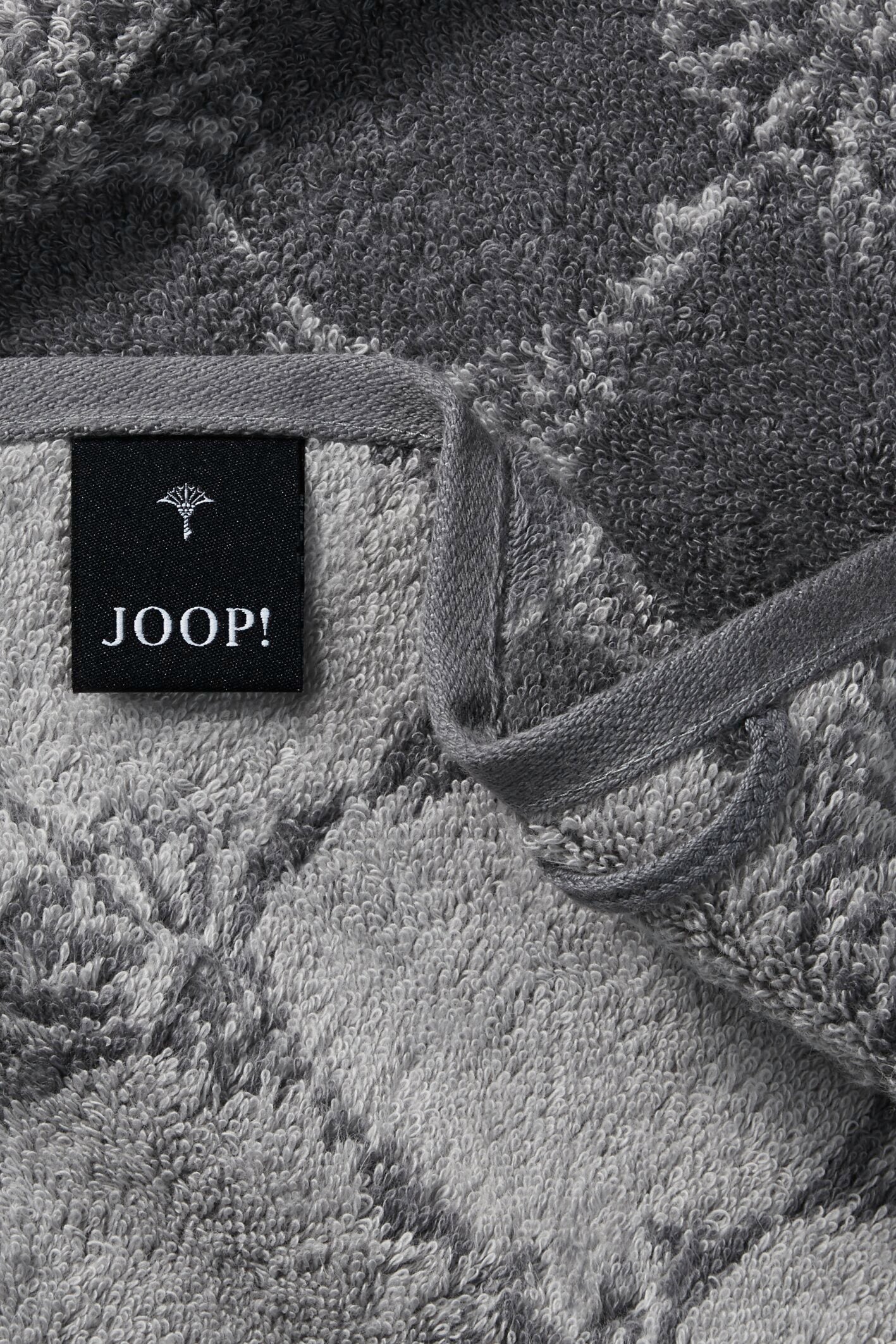 JOOP! CLASSIC CORNFLOWER Gästetuch 3er-Set 30x50 cm, Anthrazit