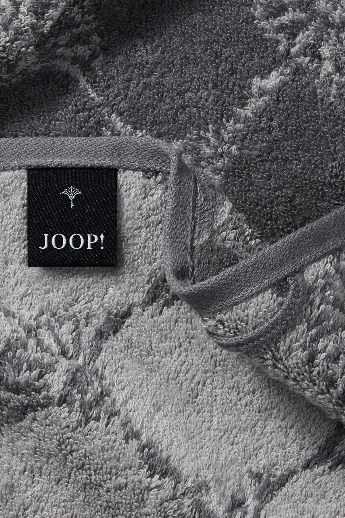 JOOP! CLASSIC CORNFLOWER Gästetuch 3er-Set 30x50 cm, Anthrazit