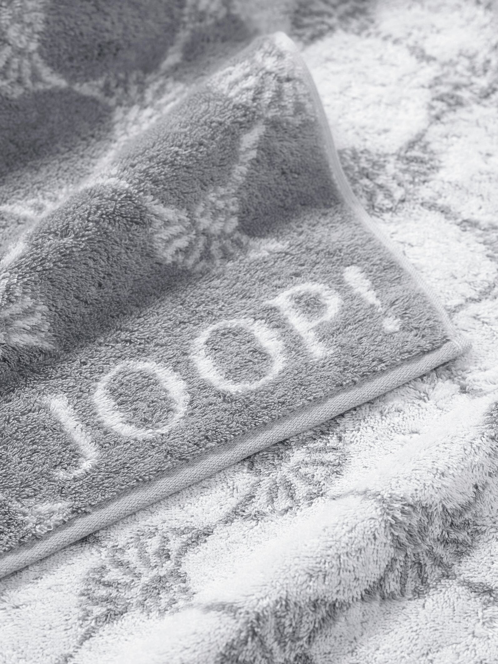 JOOP! CLASSIC CORNFLOWER Handtuch 2er-Set 50x100 cm, Silber