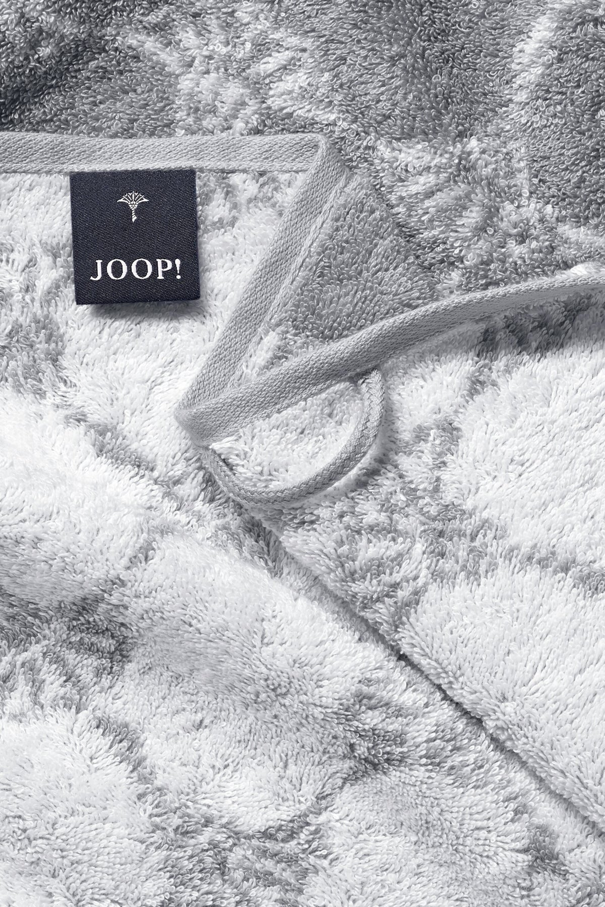 JOOP! CLASSIC CORNFLOWER Handtuch 2er-Set 50x100 cm, Silber