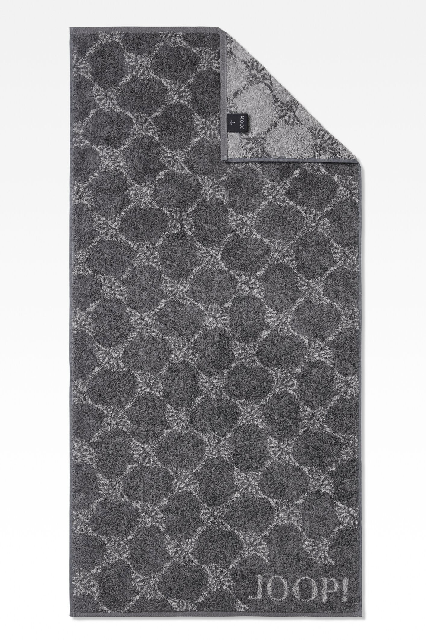 JOOP! CLASSIC CORNFLOWER Handtuch 2er-Set 50x100 cm, Anthrazit