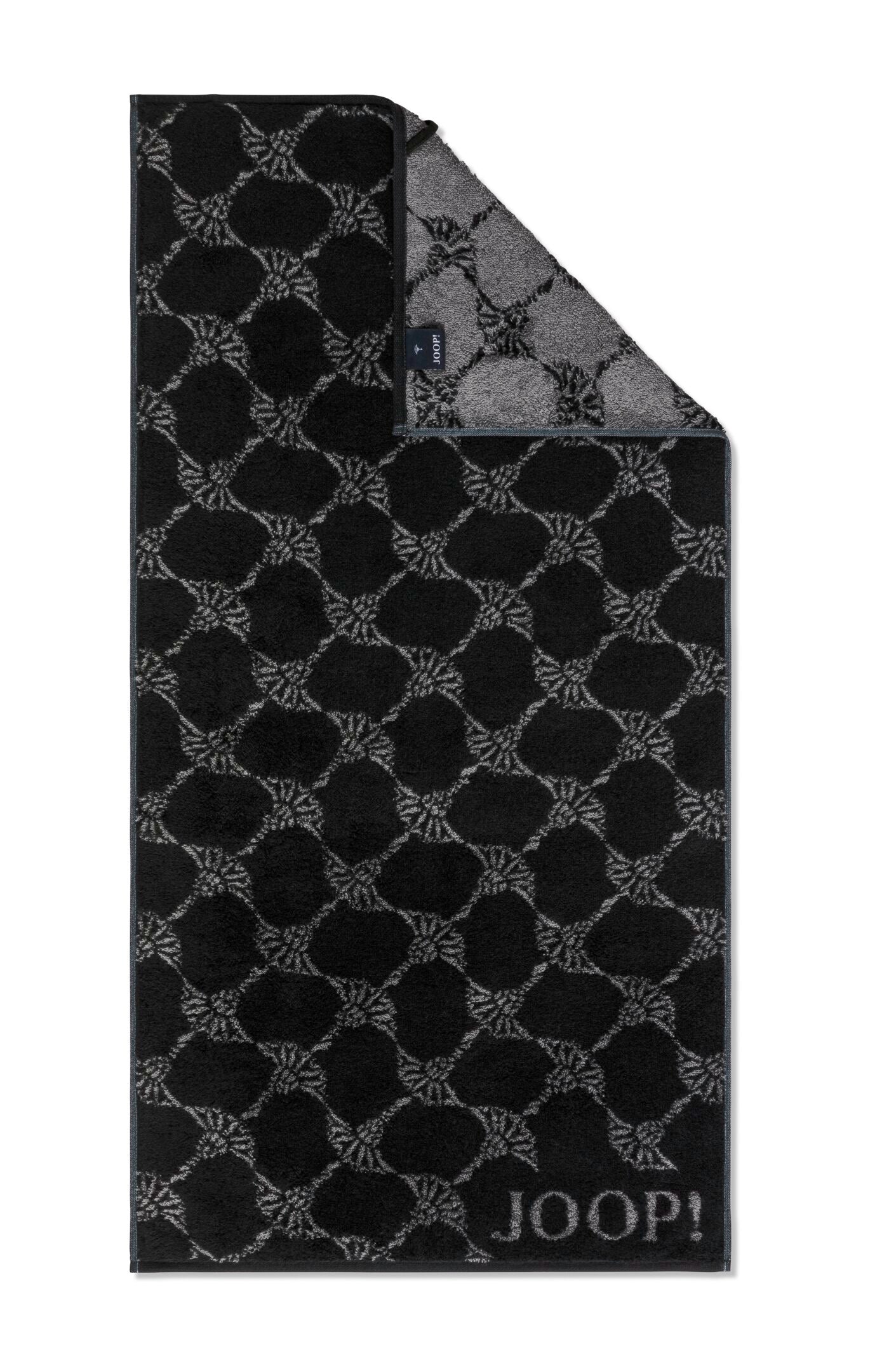 JOOP! CLASSIC CORNFLOWER Handtuch 2er-Set 50x100 cm, Schwarz