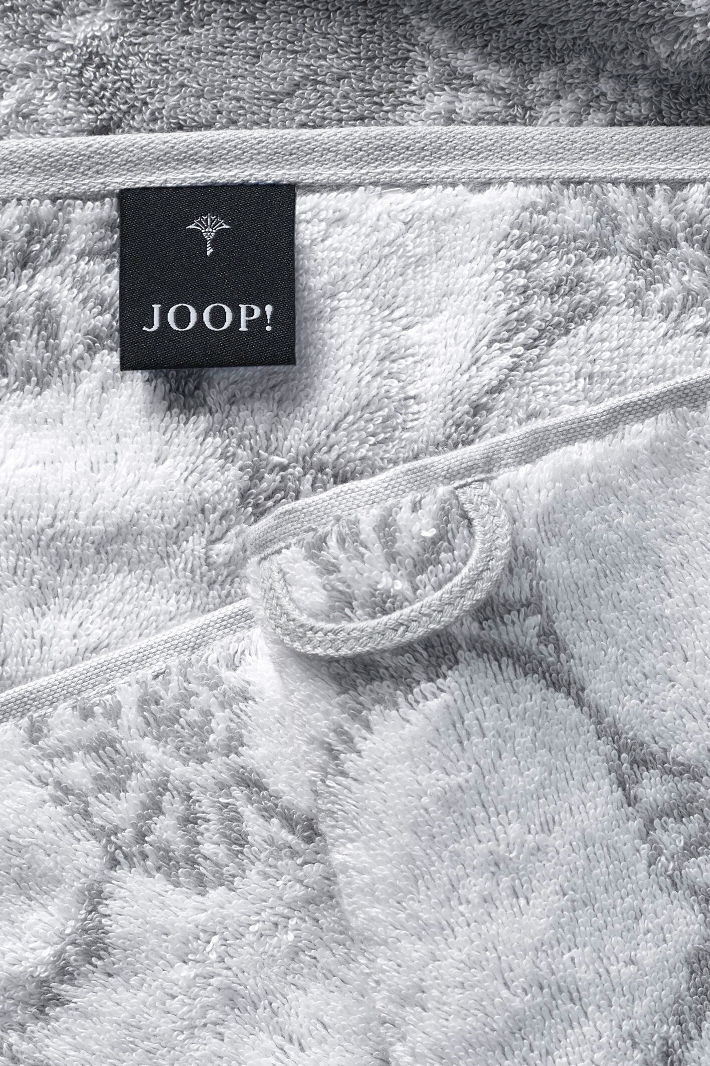 JOOP! CLASSIC CORNFLOWER Saunatuch 80x200 cm, Silber