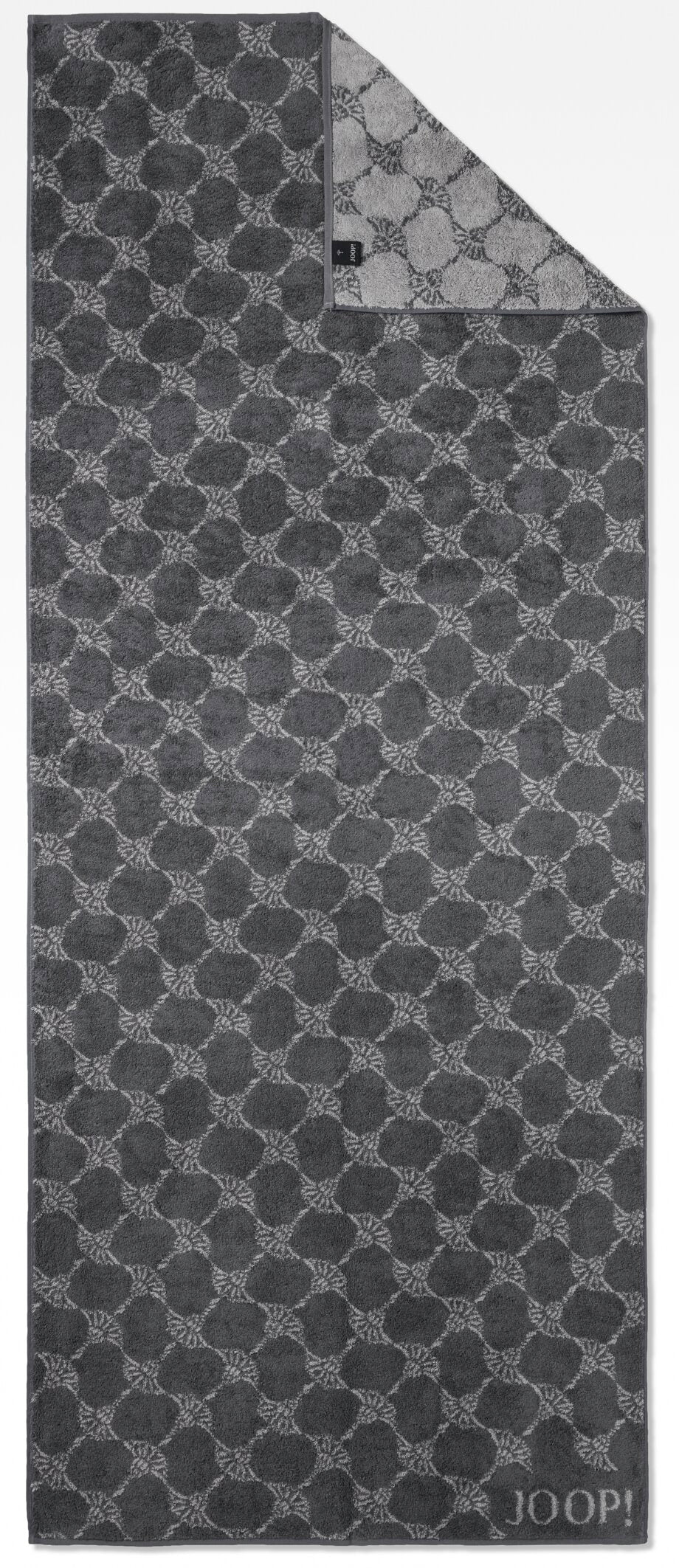JOOP! CLASSIC CORNFLOWER Saunatuch 80x200 cm, Anthrazit