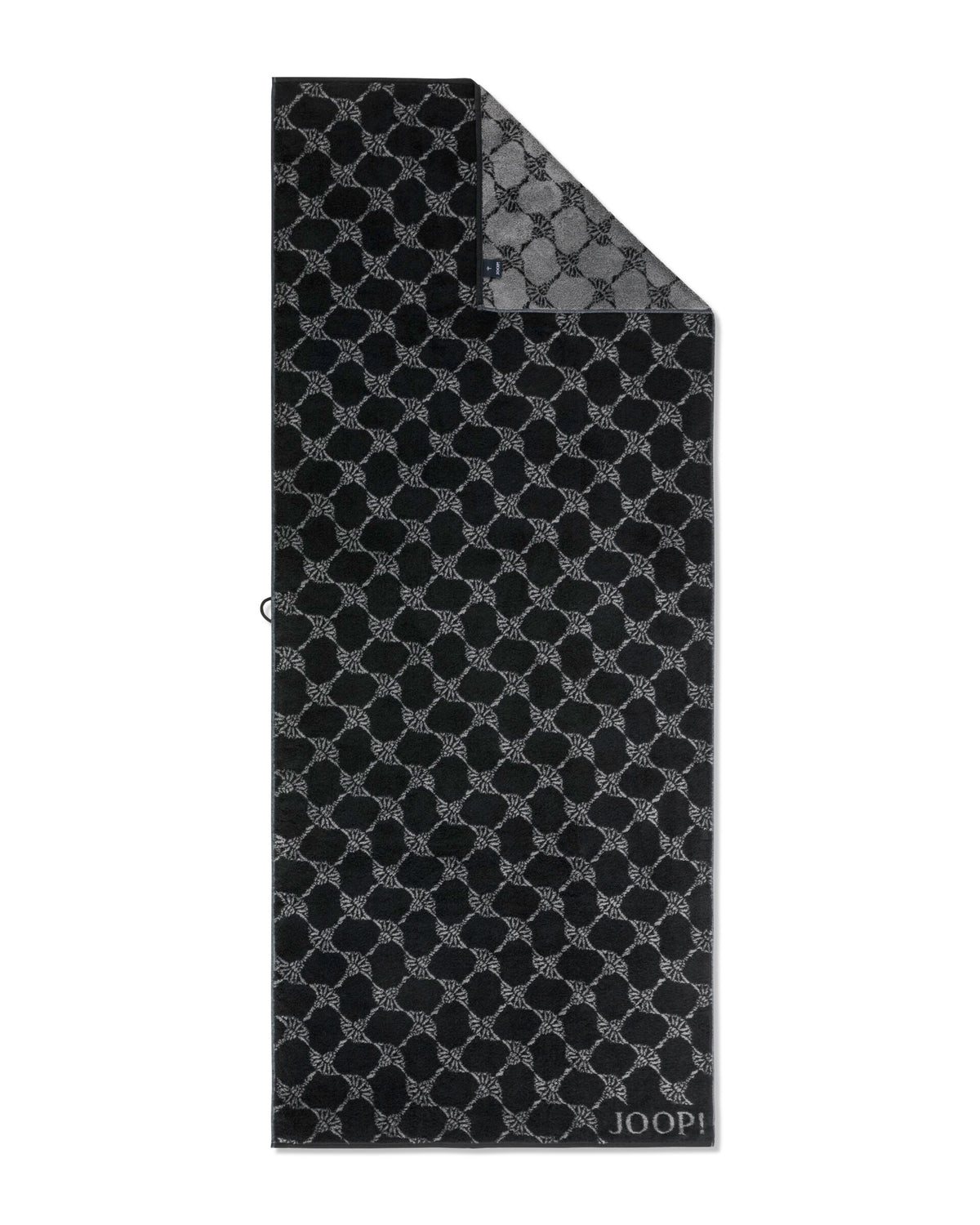 JOOP! CLASSIC CORNFLOWER Saunatuch 80x200 cm, Schwarz