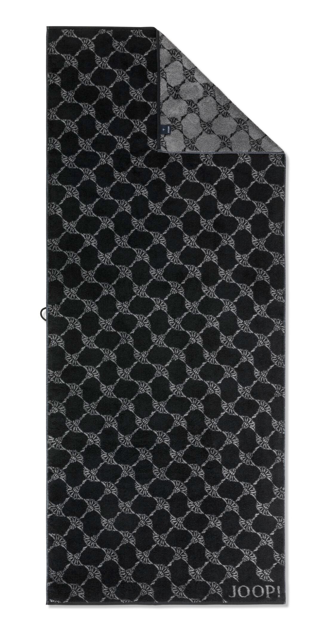 JOOP! CLASSIC CORNFLOWER Saunatuch 80x200 cm, Schwarz