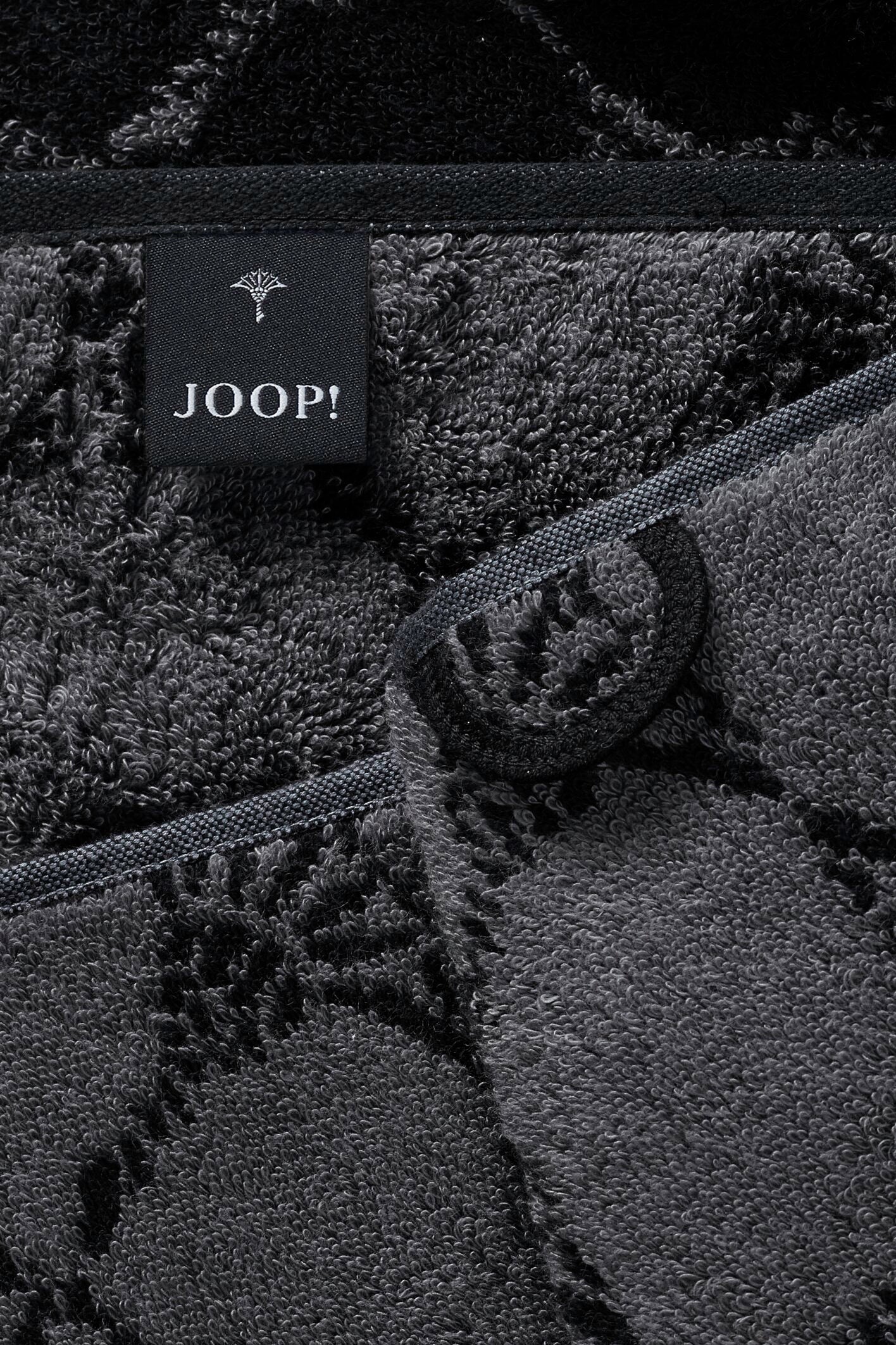 JOOP! CLASSIC CORNFLOWER Saunatuch 80x200 cm, Schwarz