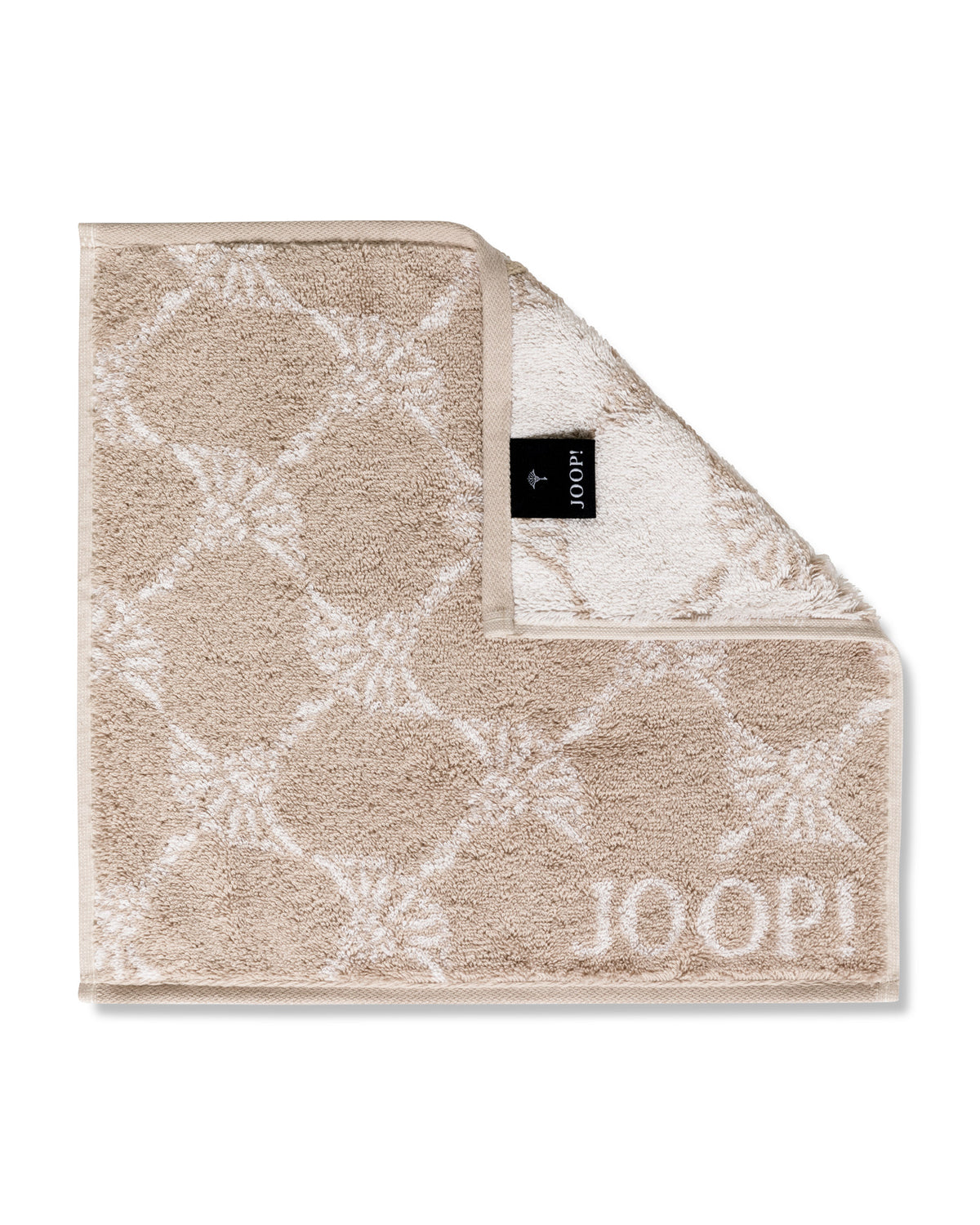 JOOP! CLASSIC CORNFLOWER Seifentuch 3er-Set 30x30 cm, Sand