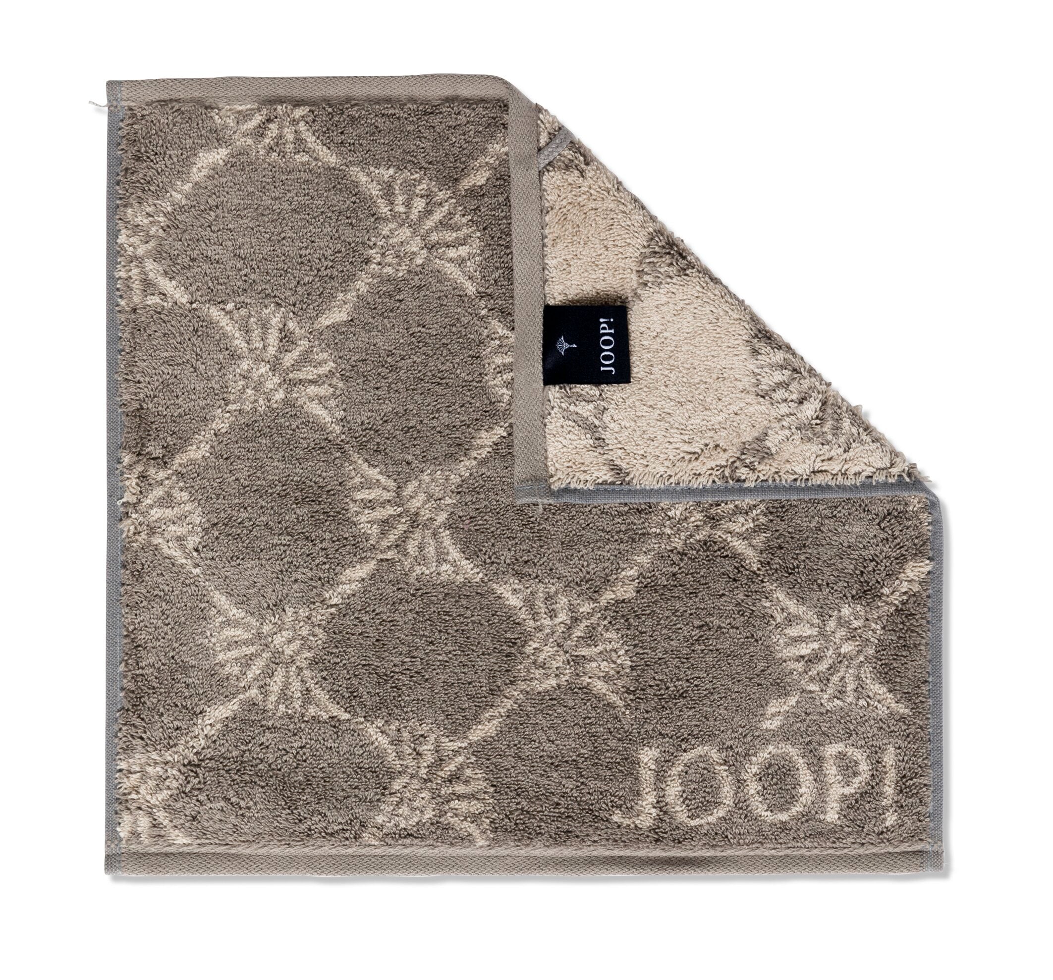 JOOP! CLASSIC CORNFLOWER Seifentuch 3er-Set 30x30 cm, Graphit