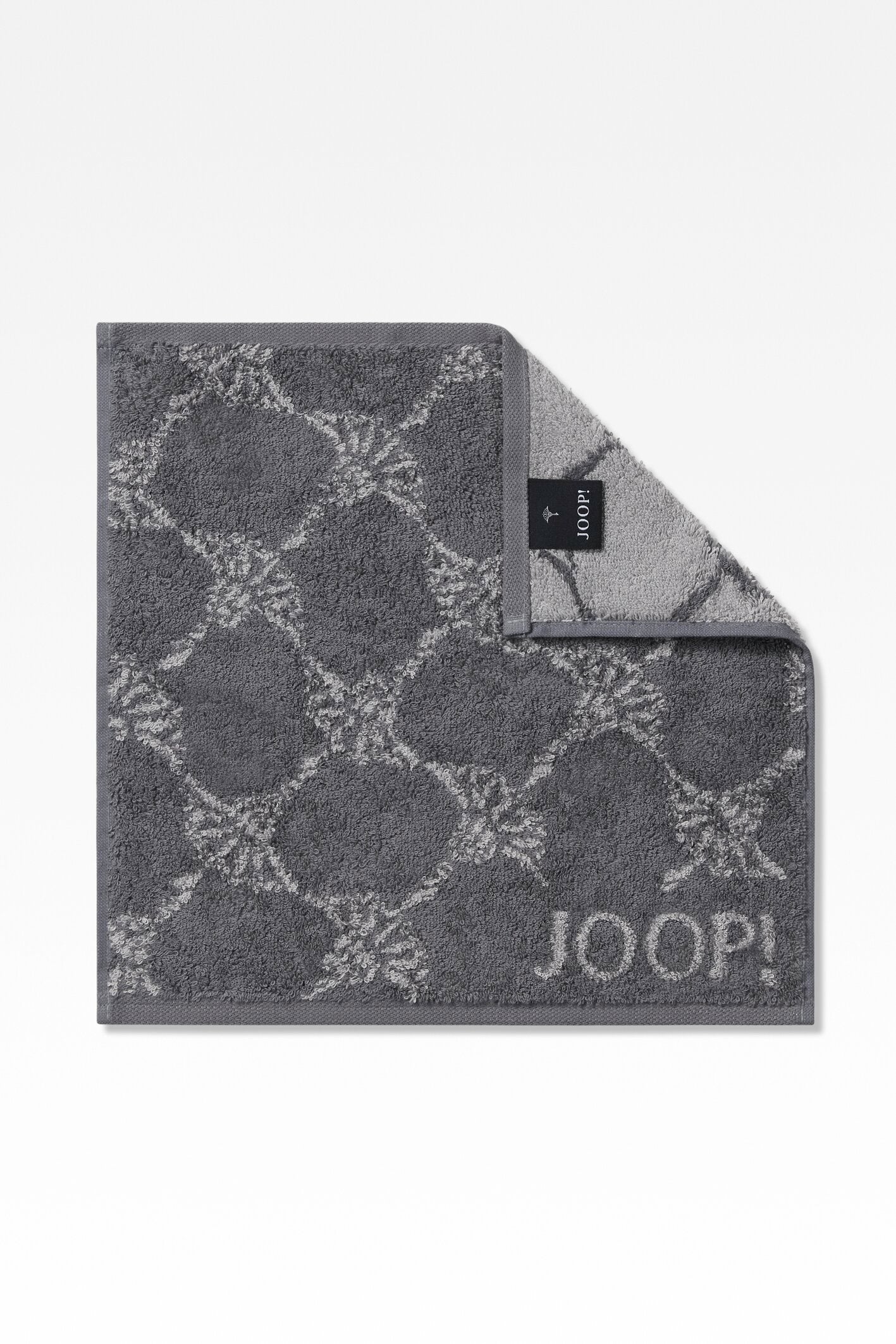 JOOP! CLASSIC CORNFLOWER Seifentuch 3er-Set 30x30 cm, Anthrazit