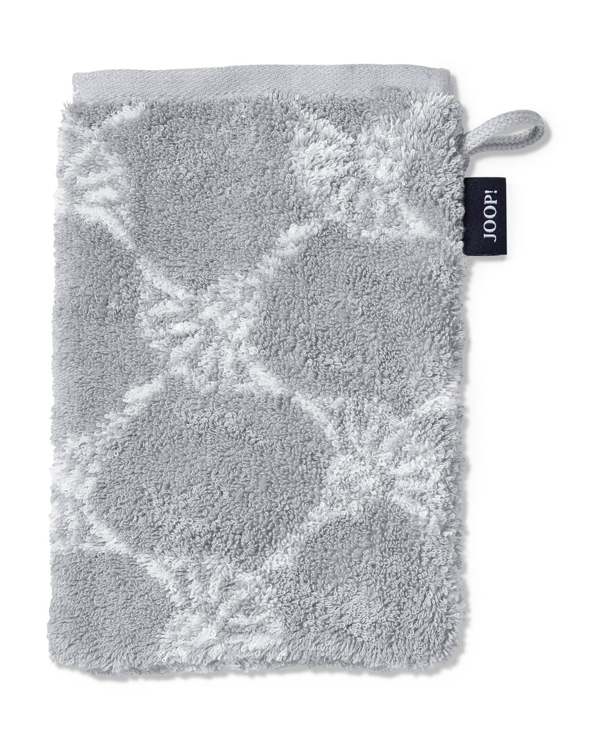 JOOP! CLASSIC CORNFLOWER Waschhandschuh 3er-Set 16x22 cm, Silber