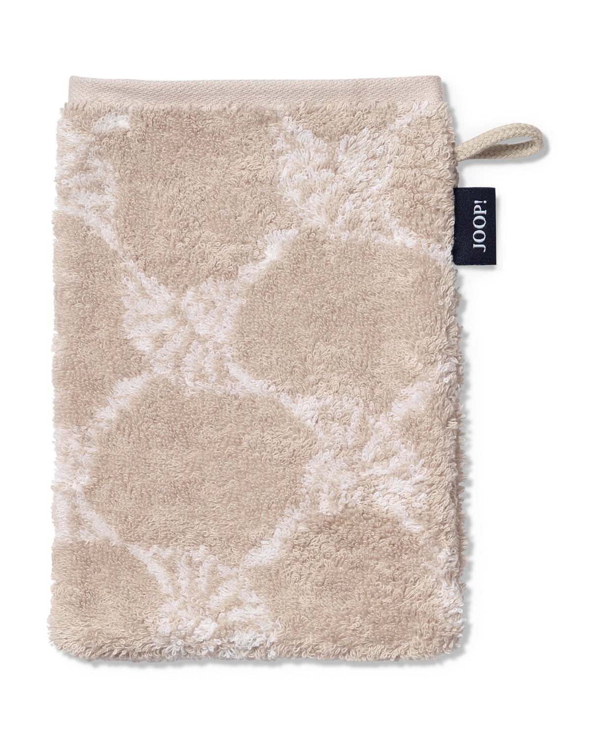 JOOP! CLASSIC CORNFLOWER Waschhandschuh 3er-Set 16x22 cm, Sand