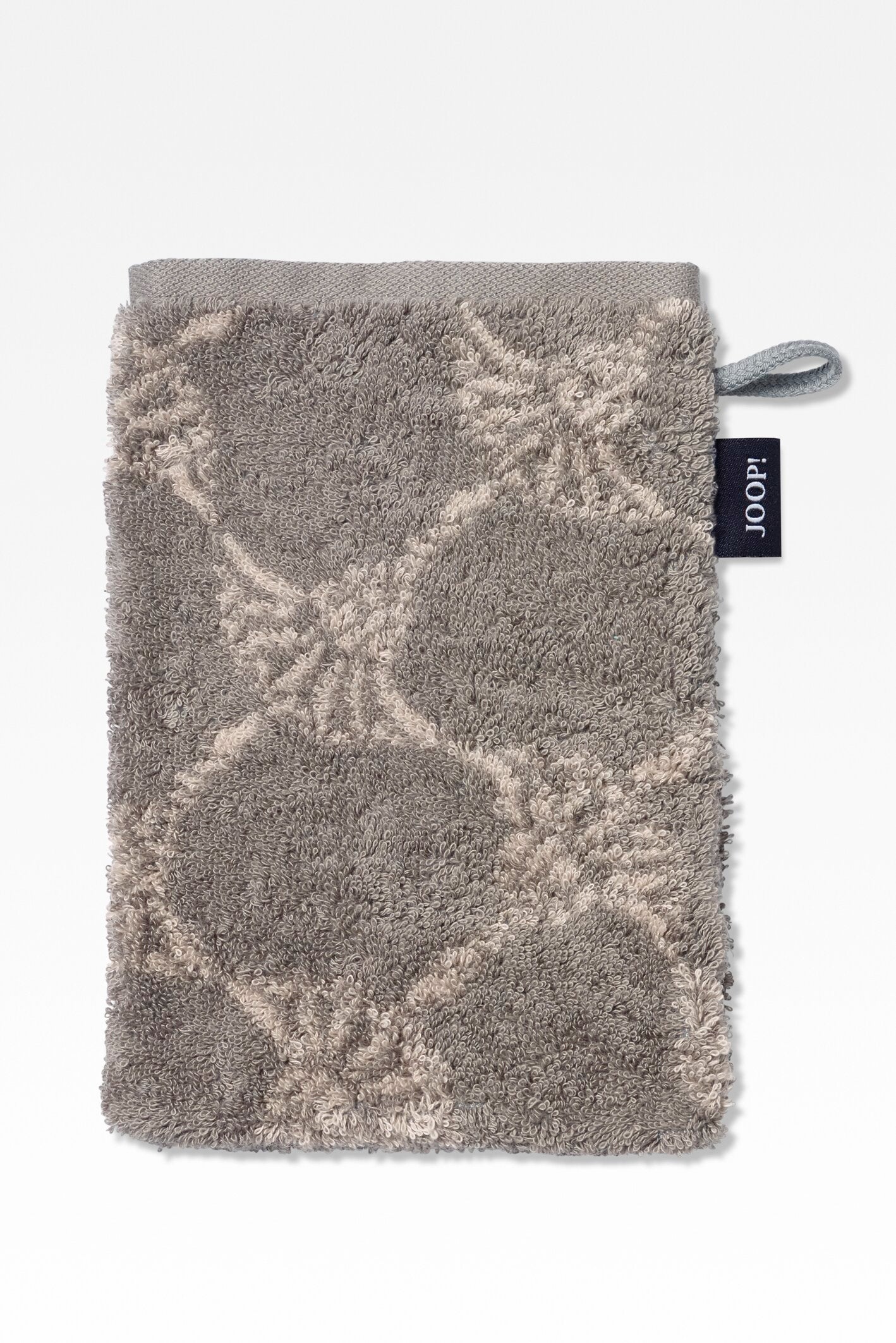 JOOP! CLASSIC CORNFLOWER Waschhandschuh 3er-Set 16x22 cm, Graphit