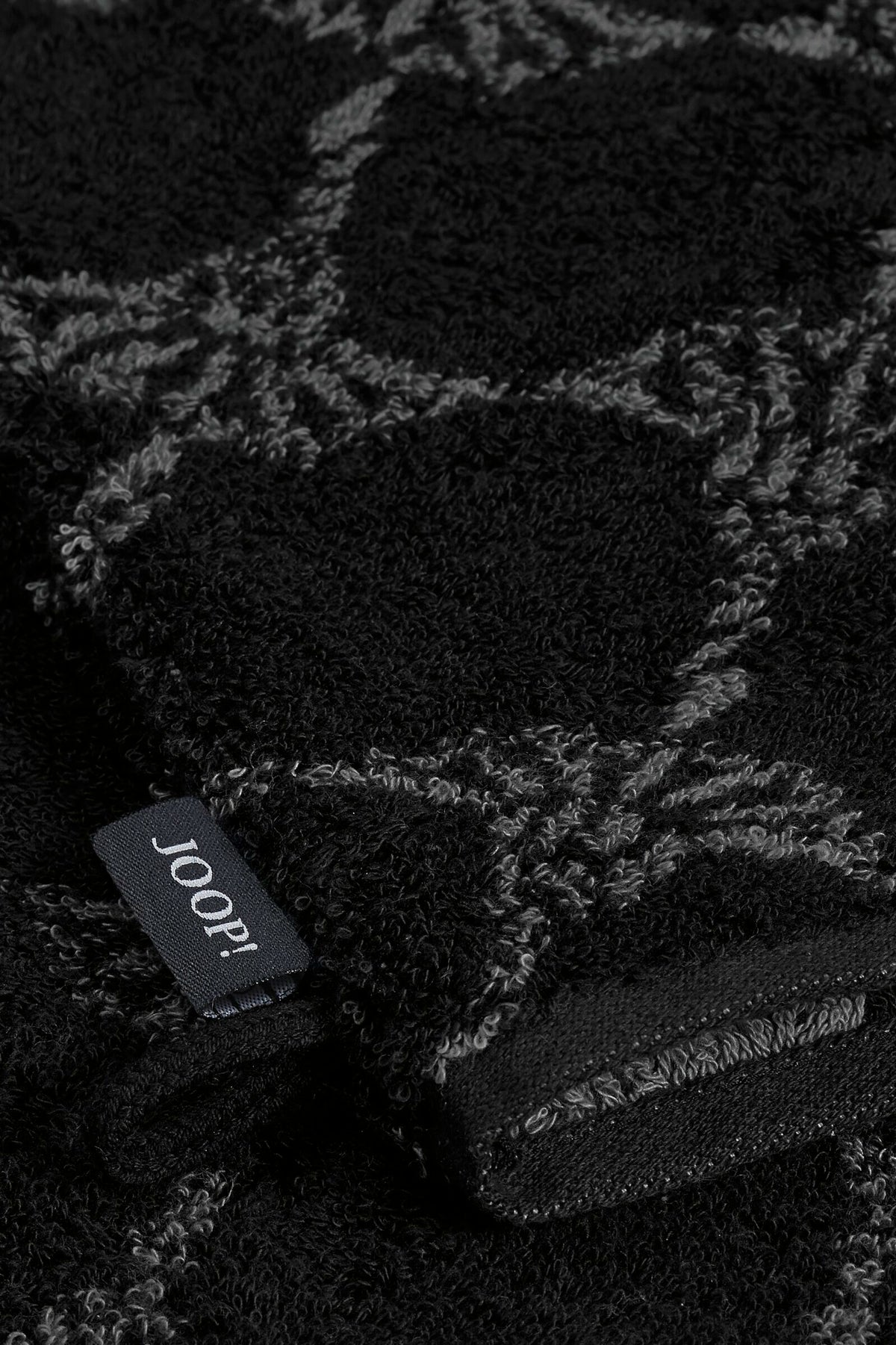 JOOP! CLASSIC CORNFLOWER Waschhandschuh 3er-Set 16x22 cm, Schwarz