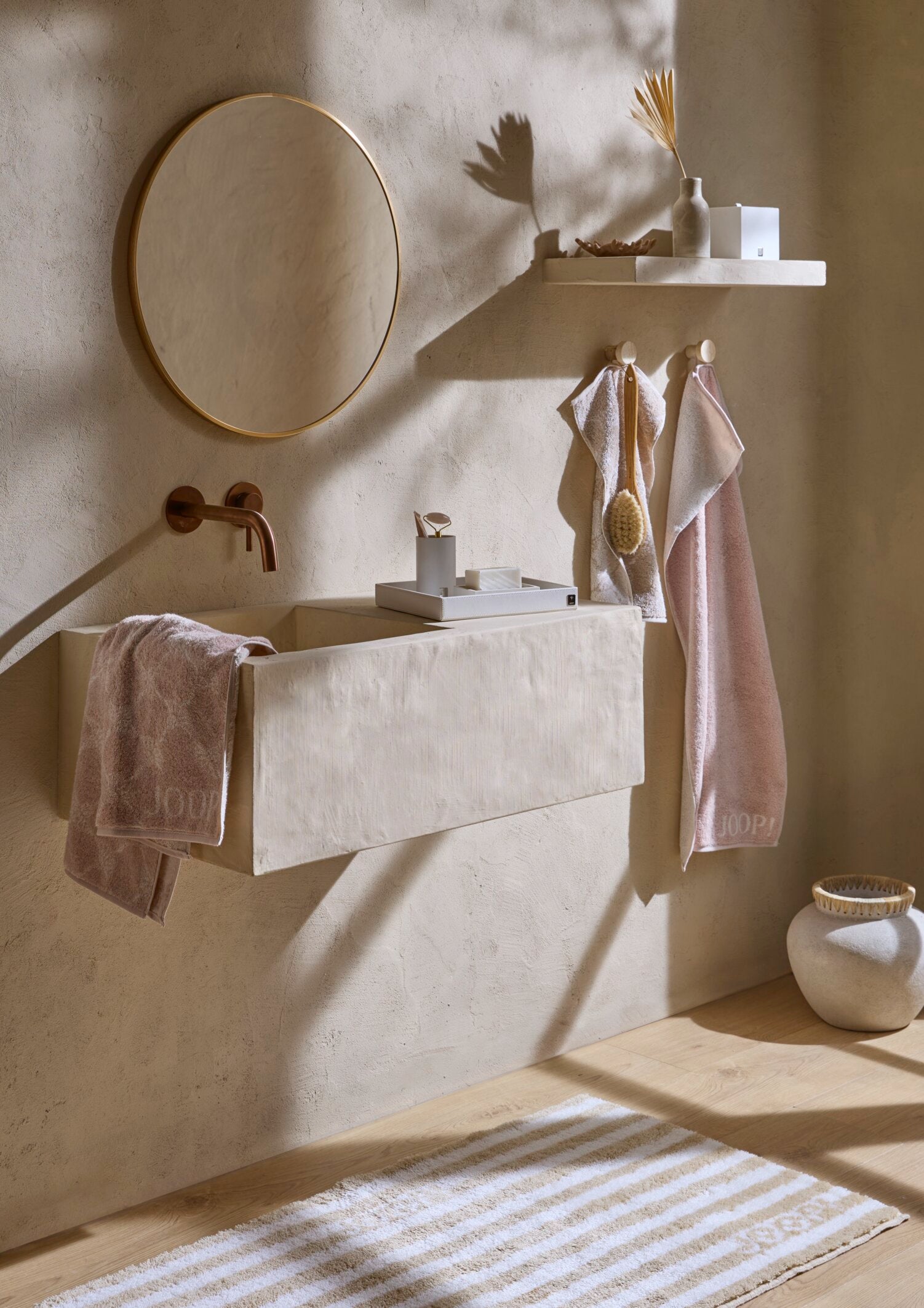 JOOP! CLASSIC CORNFLOWER Duschtuch 80x150 cm, Nude