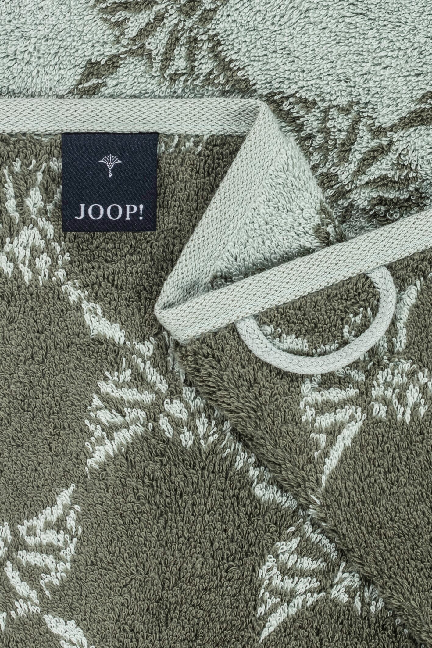JOOP! CLASSIC CORNFLOWER Gästetuch 3er-Set 30x50 cm, Salbei