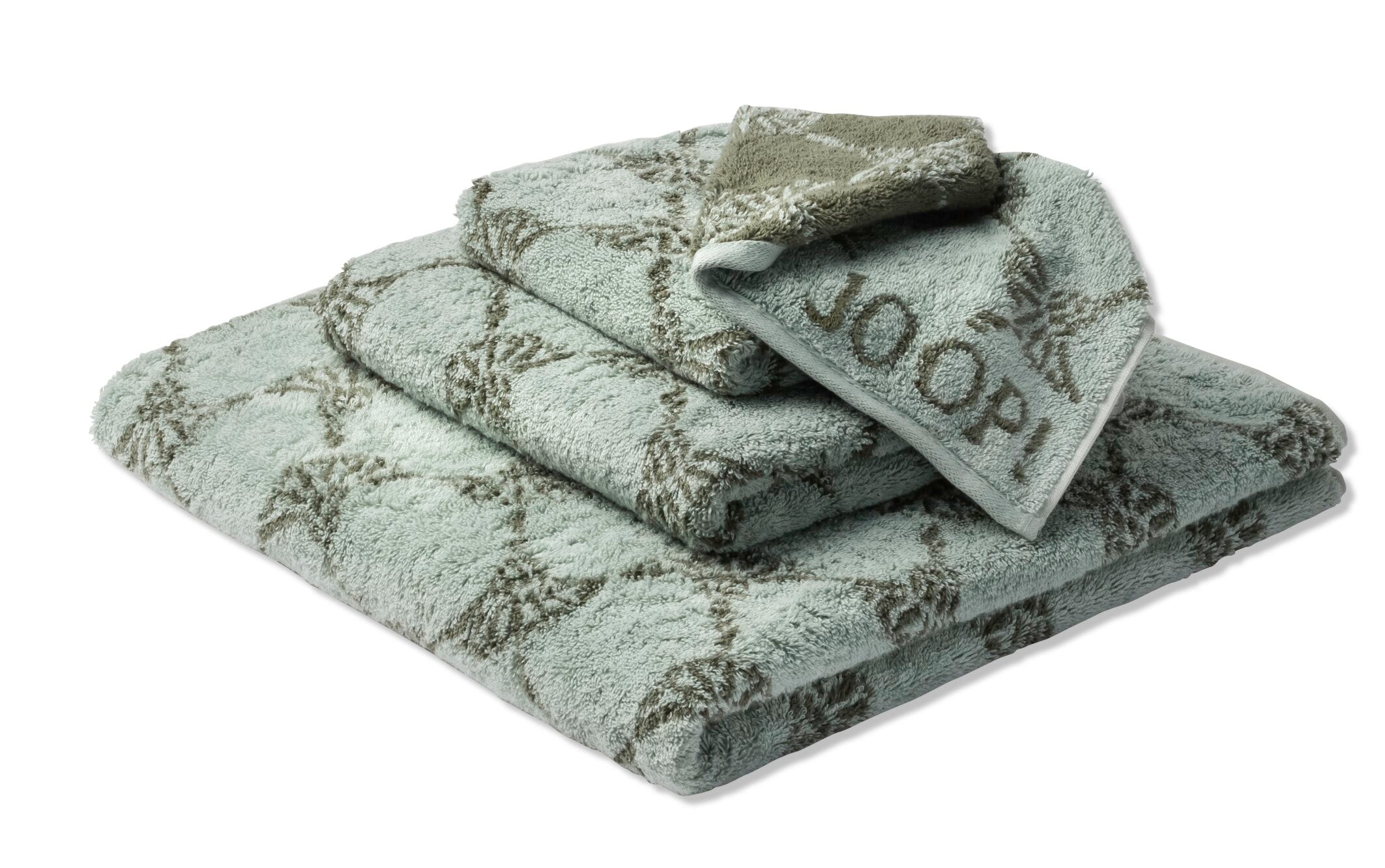 JOOP! CLASSIC CORNFLOWER Handtuch 2er-Set 50x100 cm, Salbei