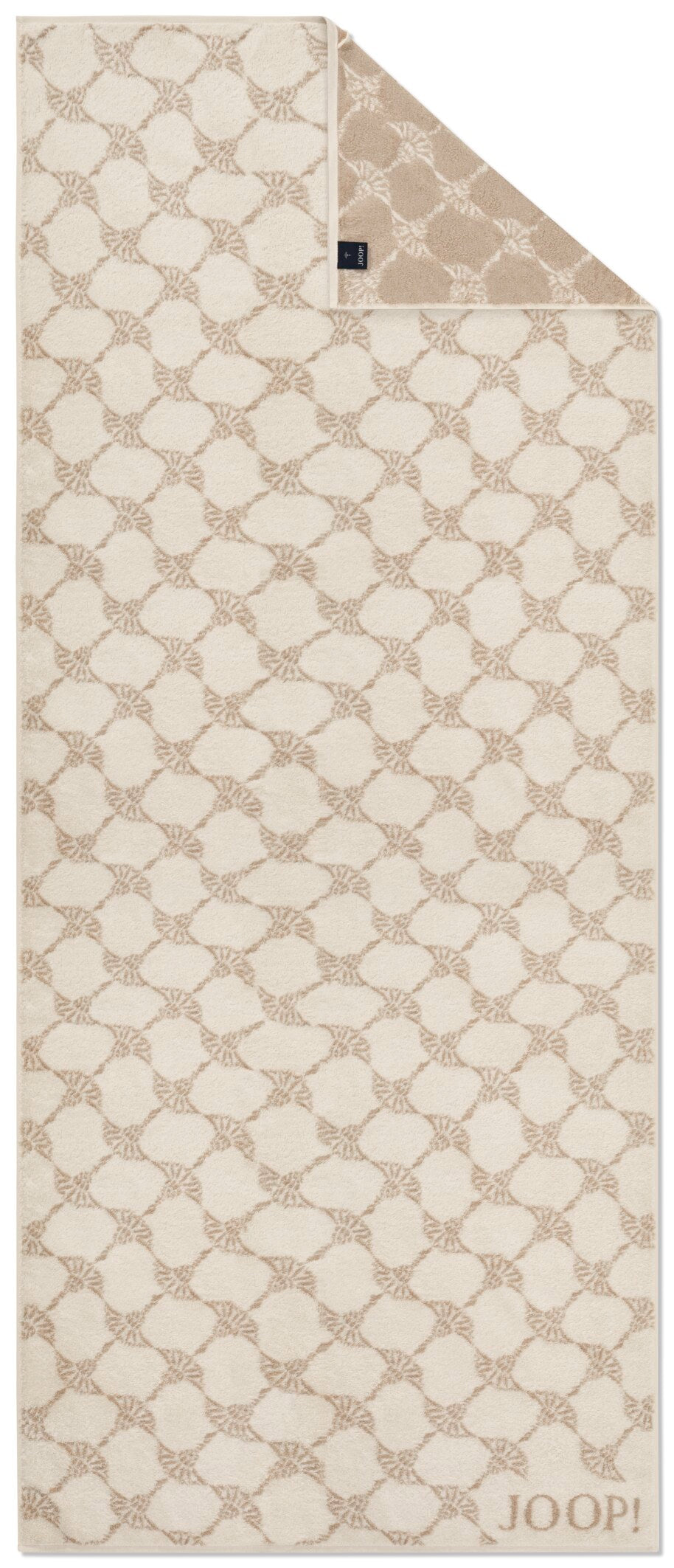 JOOP! CLASSIC CORNFLOWER Saunatuch 80x200 cm, Creme