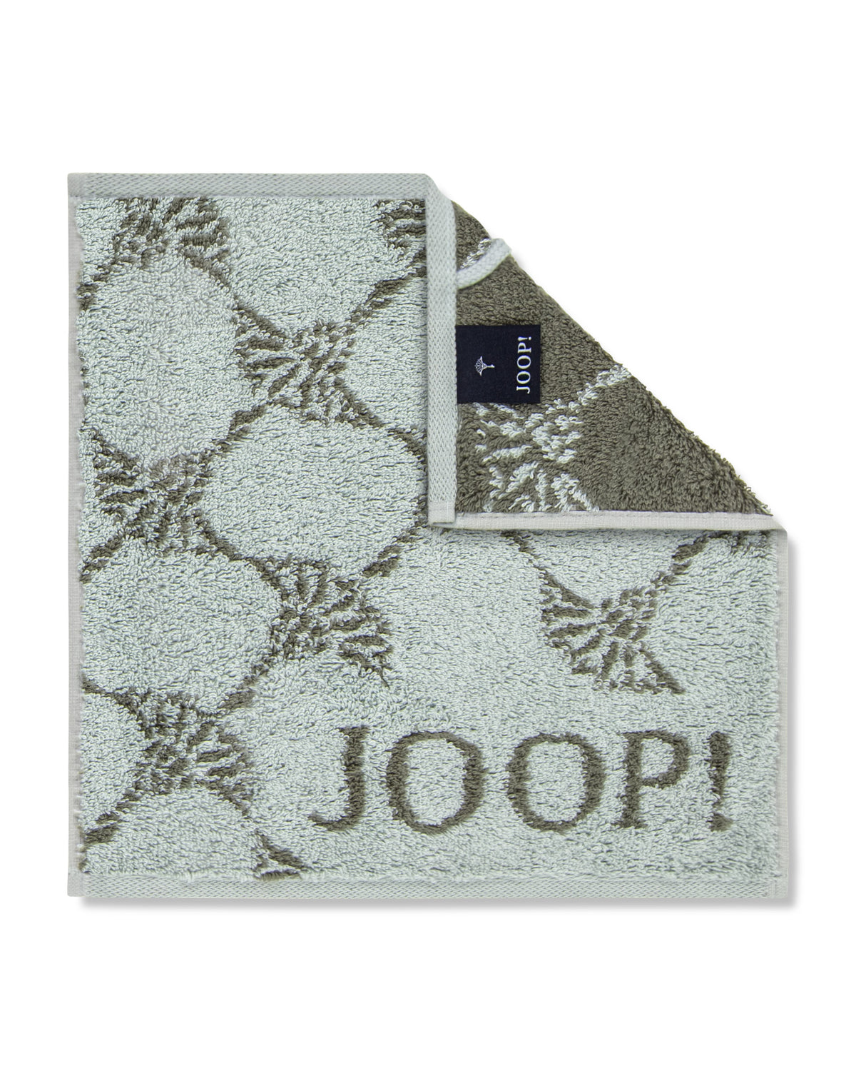 JOOP! CLASSIC CORNFLOWER Seifentuch 3er-Set 30x30 cm, Salbei