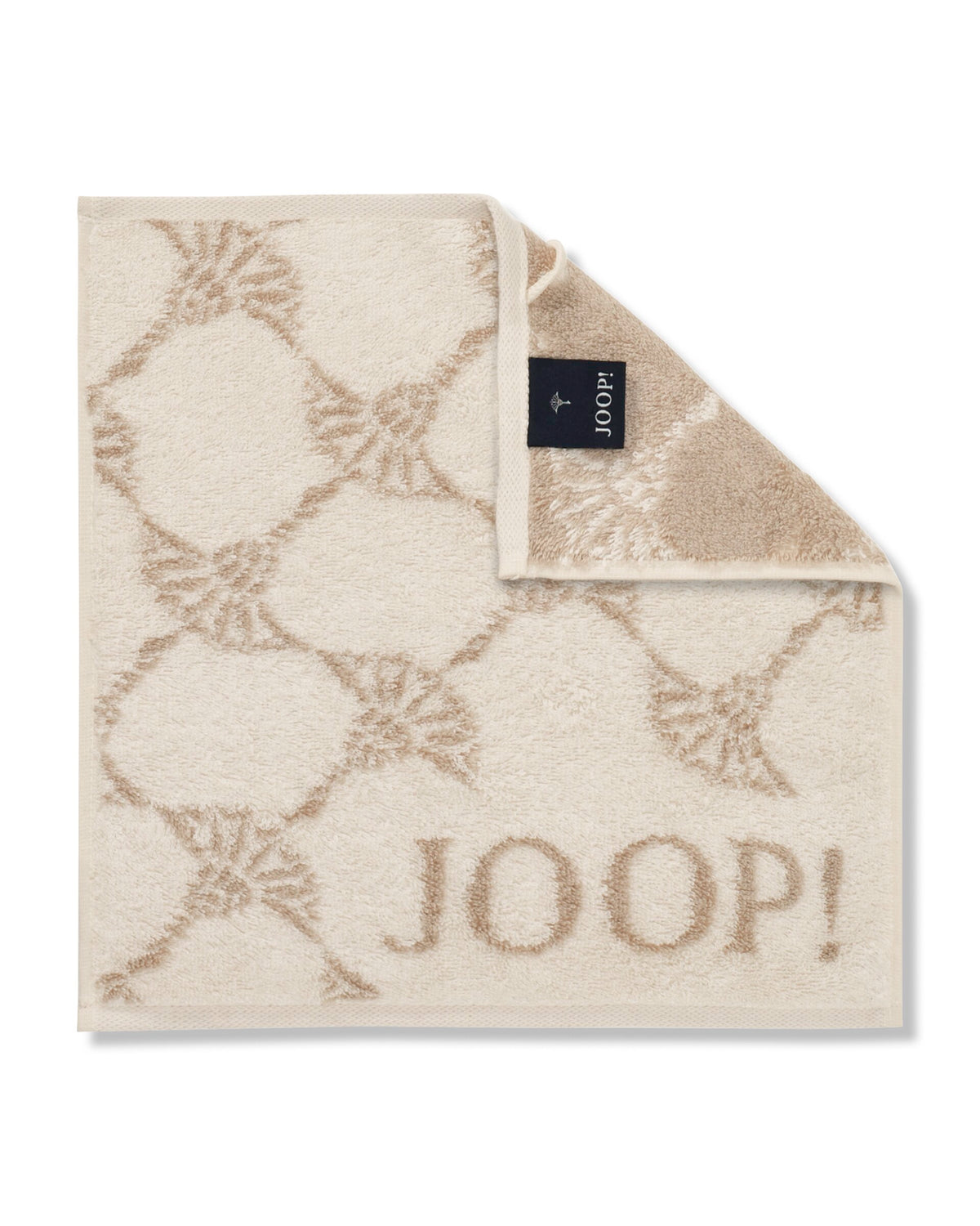 JOOP! CLASSIC CORNFLOWER Seifentuch 3er-Set 30x30 cm, Creme