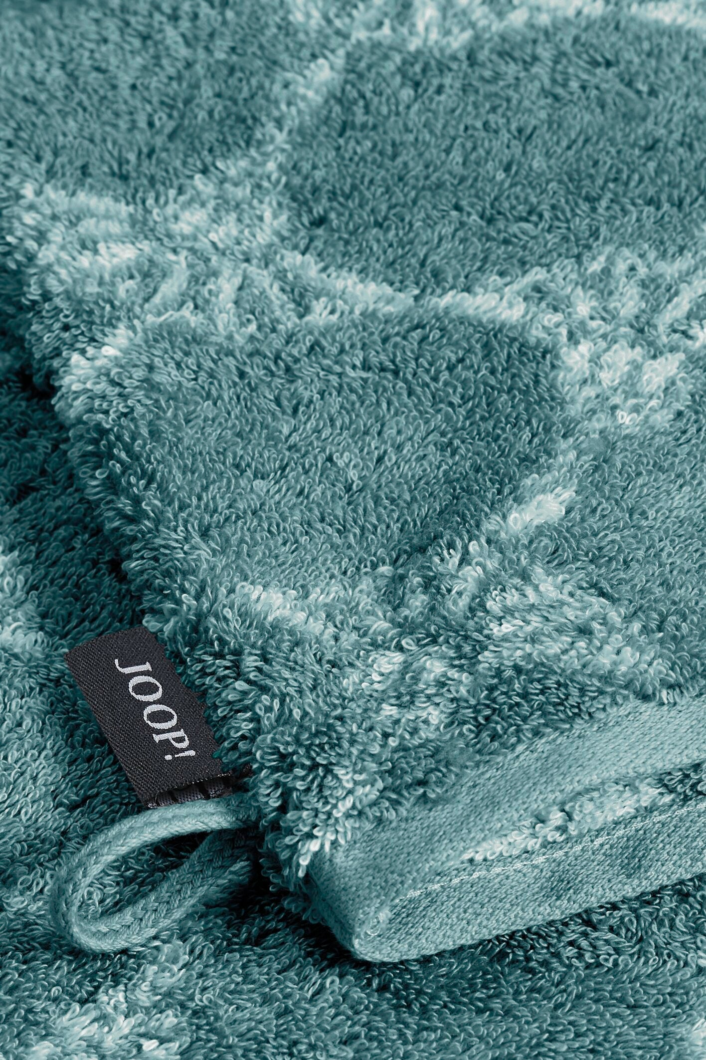 JOOP! CLASSIC CORNFLOWER Waschhandschuh 3er-Set 16x22 cm, Jade