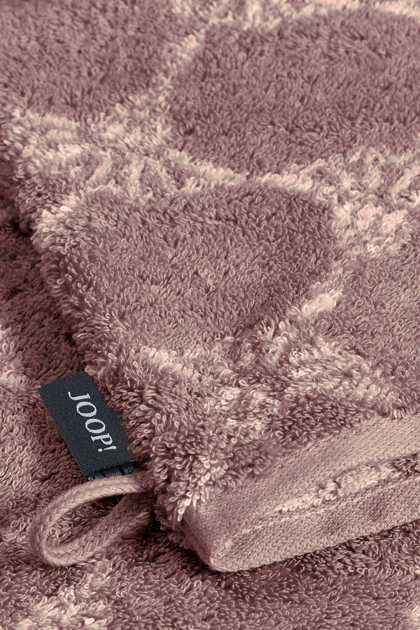 JOOP! CLASSIC CORNFLOWER Waschhandschuh 3er-Set 16x22 cm, Rose