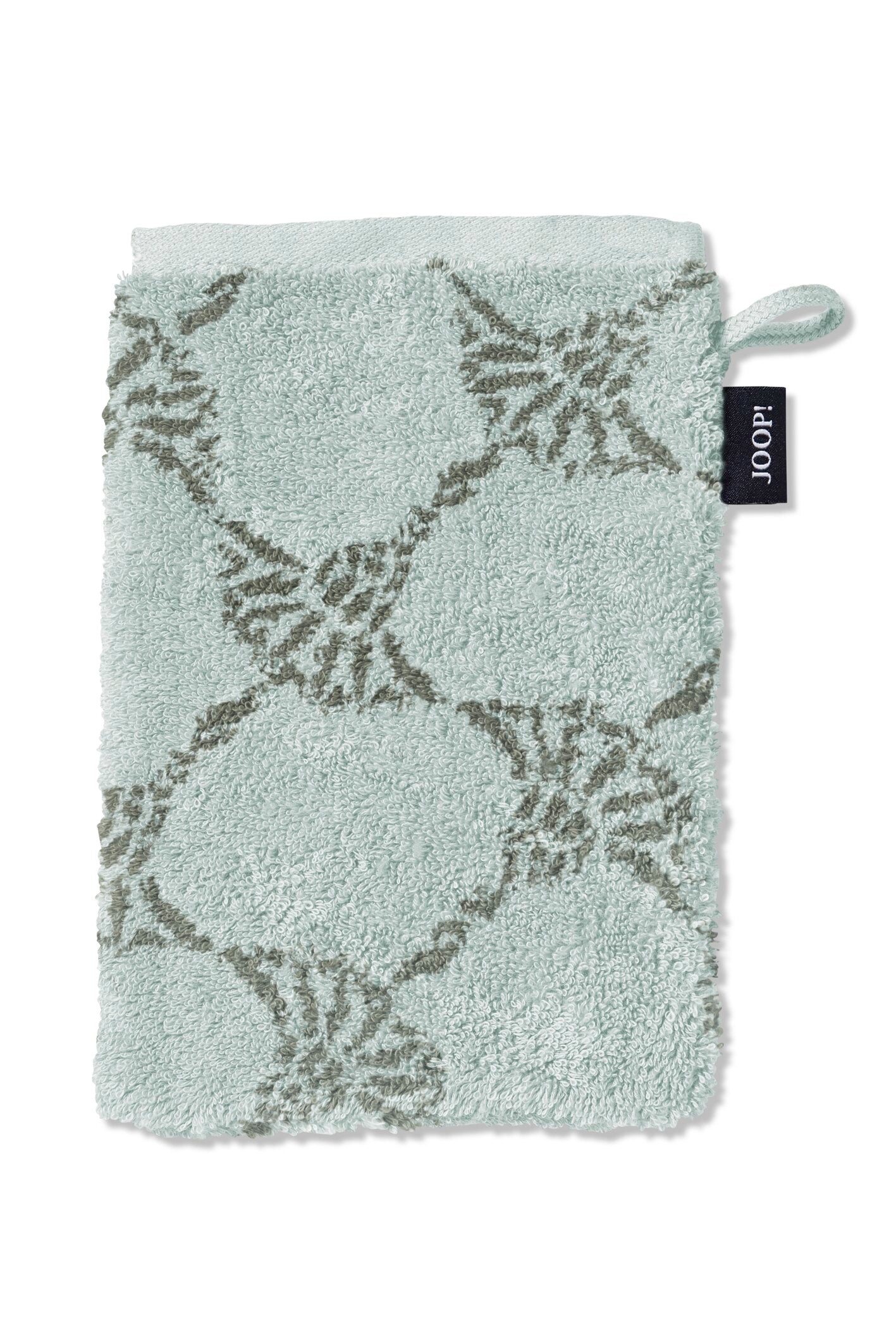 JOOP! CLASSIC CORNFLOWER Waschhandschuh 3er-Set 16x22 cm, Salbei