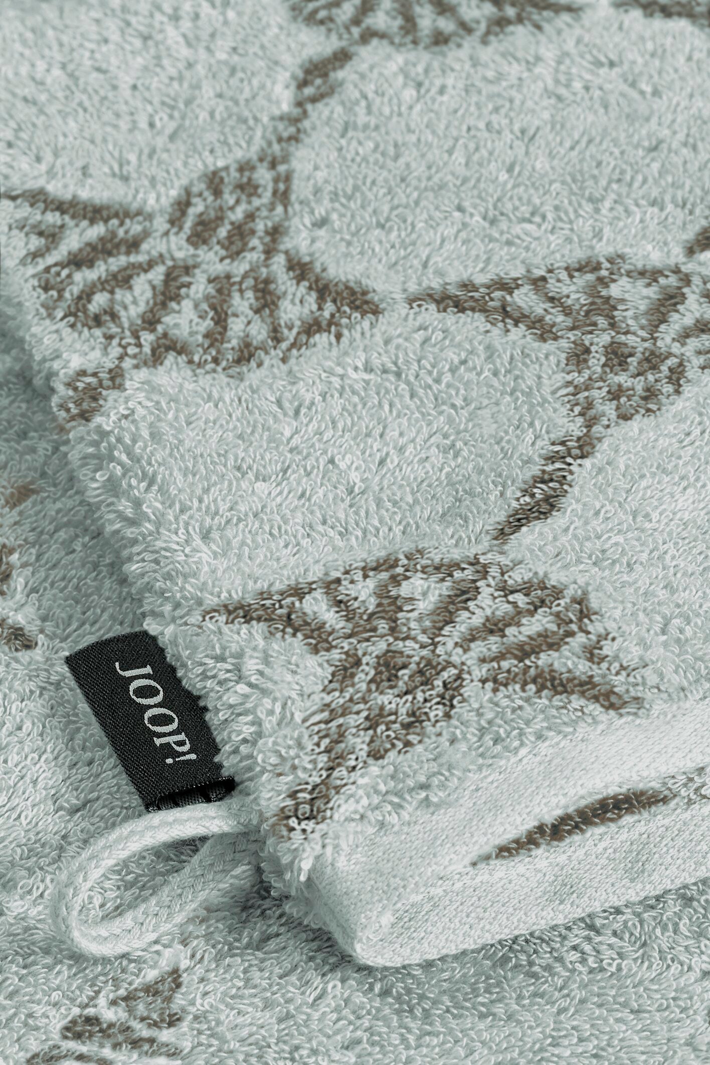 JOOP! CLASSIC CORNFLOWER Waschhandschuh 3er-Set 16x22 cm, Salbei