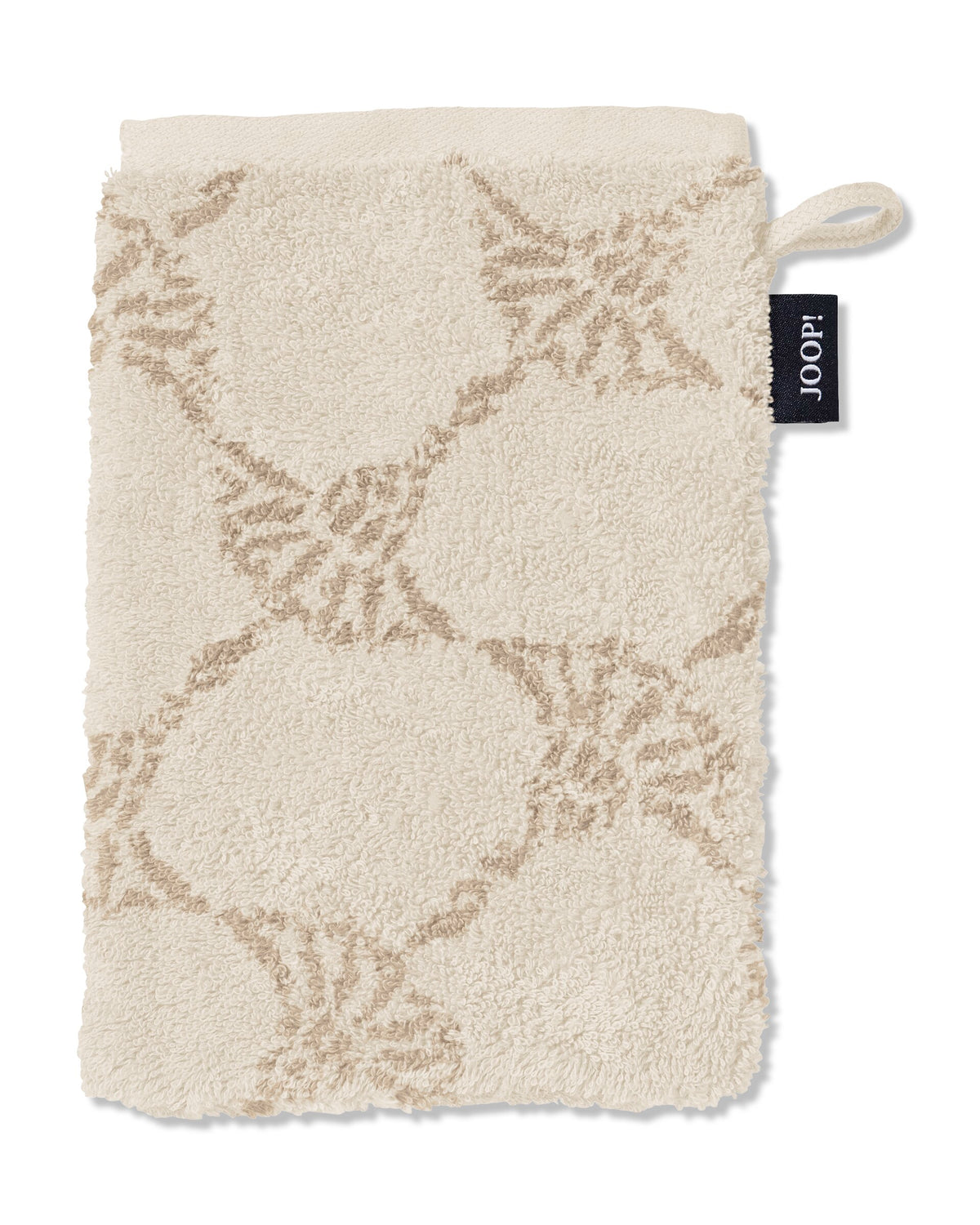 JOOP! CLASSIC CORNFLOWER Waschhandschuh 3er-Set 16x22 cm, Creme