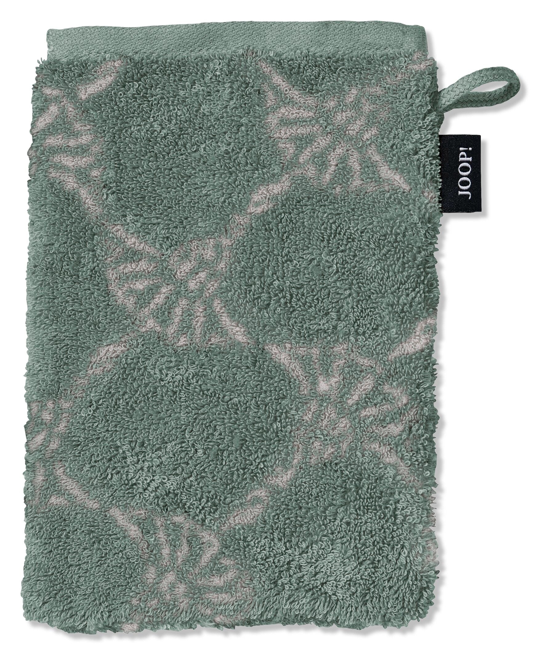 JOOP! CLASSIC CORNFLOWER Waschhandschuh-Set 16x22 cm, Pinie