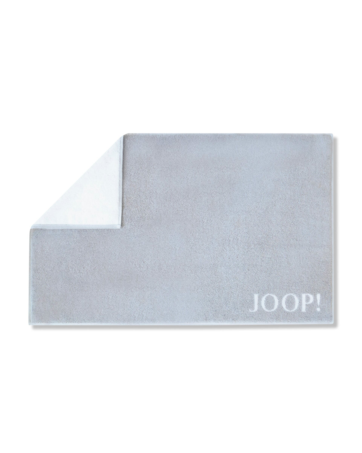 JOOP! CLASSIC DOUBLEFACE Bath Mat 50x80 cm, Silver-White