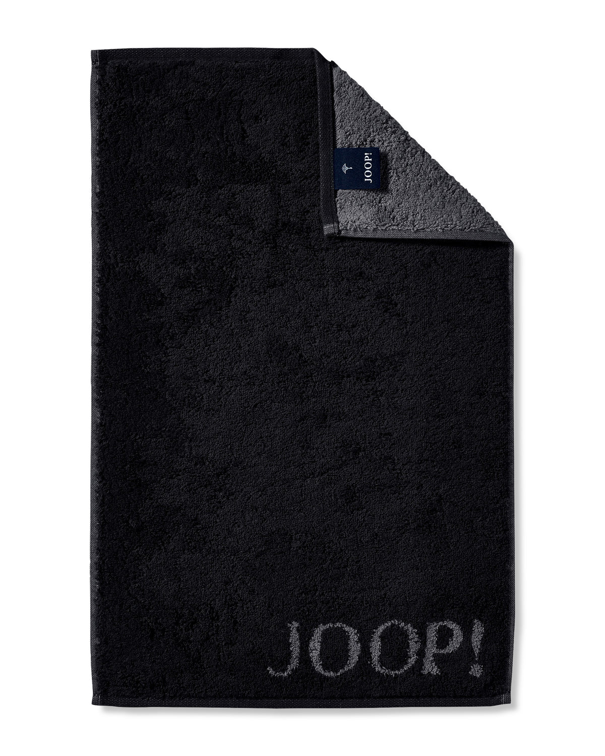 JOOP! CLASSIC DOUBLEFACE Gästetuch 3er-Set 30x50 cm, Schwarz