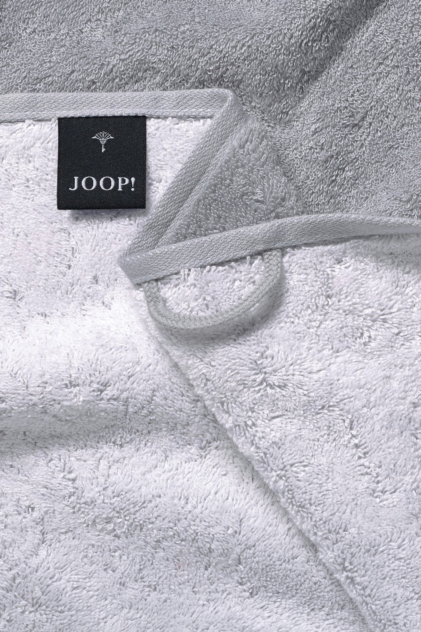 JOOP! CLASSIC DOUBLEFACE Handtuch 2er-Set 50x100 cm, Silber