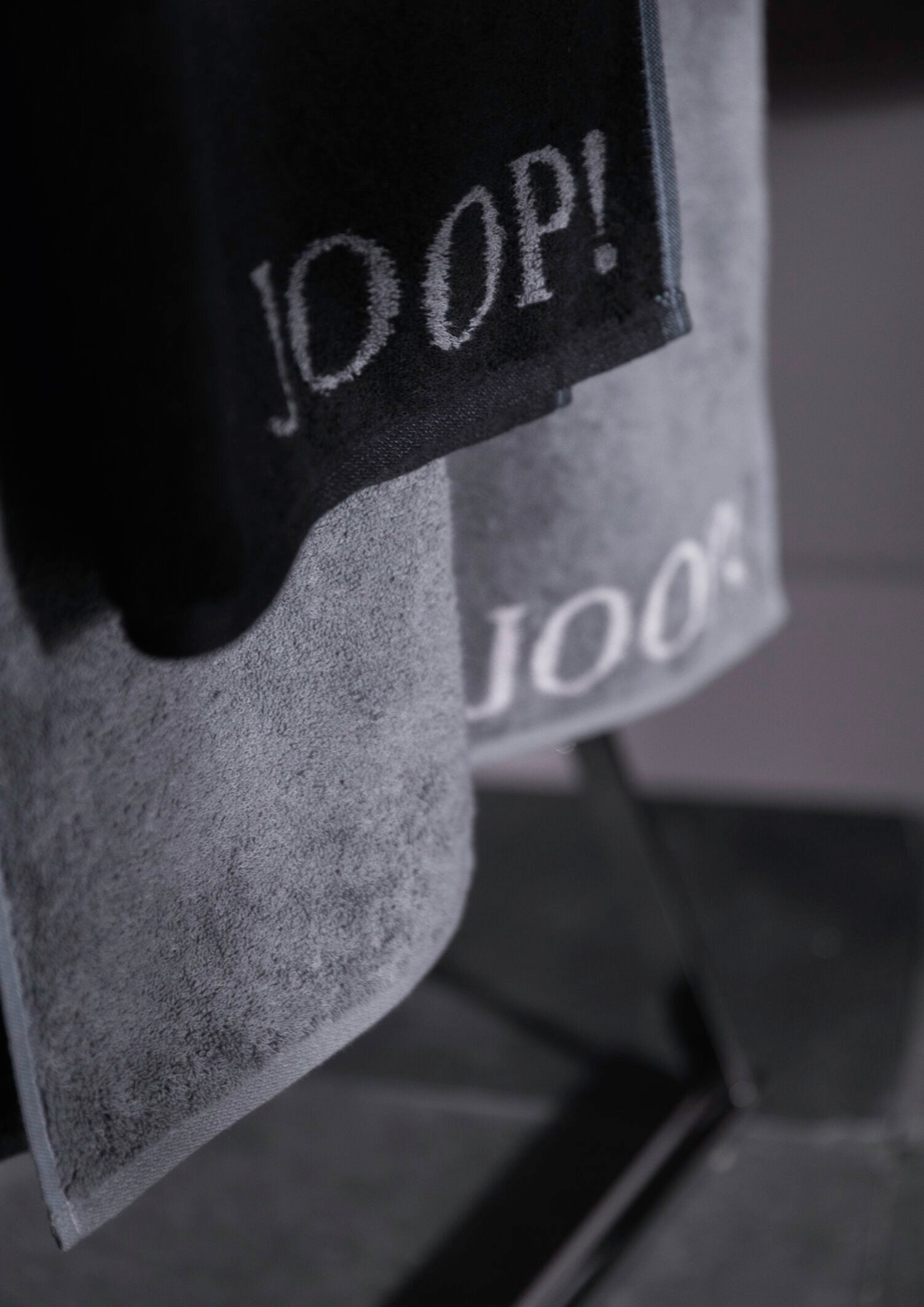 JOOP! CLASSIC DOUBLEFACE Handtuch 2er-Set 50x100 cm, Silber
