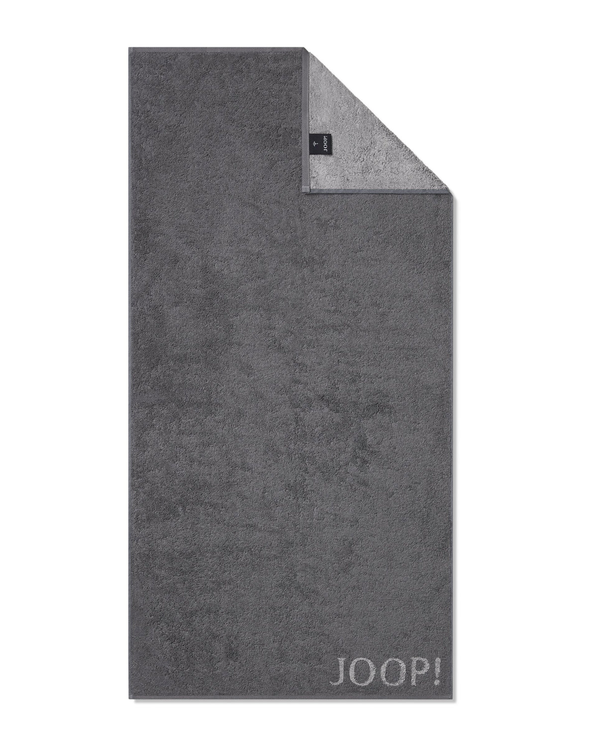 JOOP! CLASSIC DOUBLEFACE Handtuch 2er-Set 50x100 cm, Anthrazit