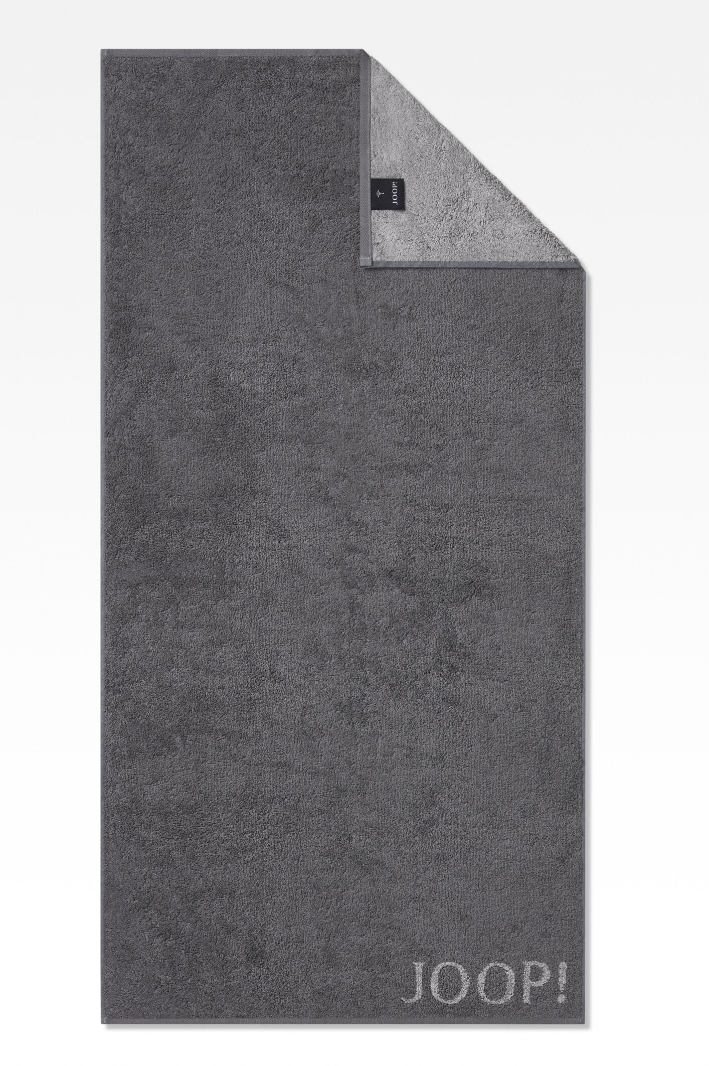 JOOP! CLASSIC DOUBLEFACE Handtuch 2er-Set 50x100 cm, Anthrazit