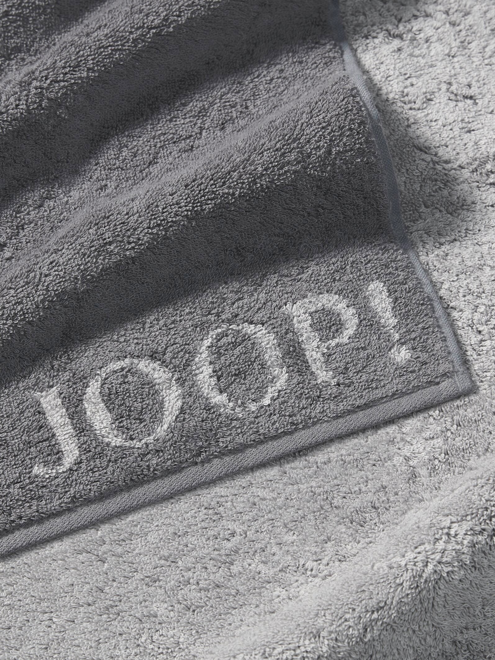 JOOP! CLASSIC DOUBLEFACE Handtuch 2er-Set 50x100 cm, Anthrazit