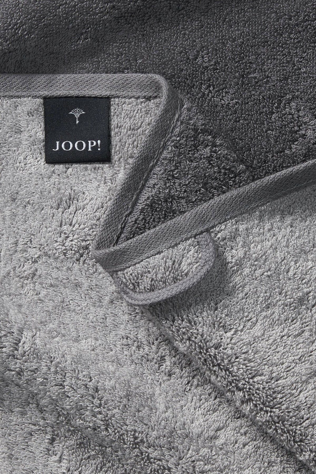 JOOP! CLASSIC DOUBLEFACE Handtuch 2er-Set 50x100 cm, Anthrazit