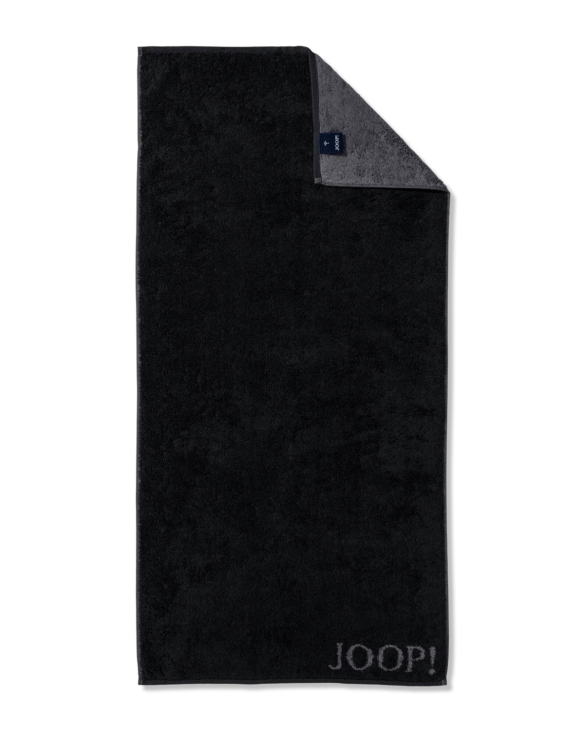 JOOP! CLASSIC DOUBLEFACE Handtuch 2er-Set 50x100 cm, Schwarz