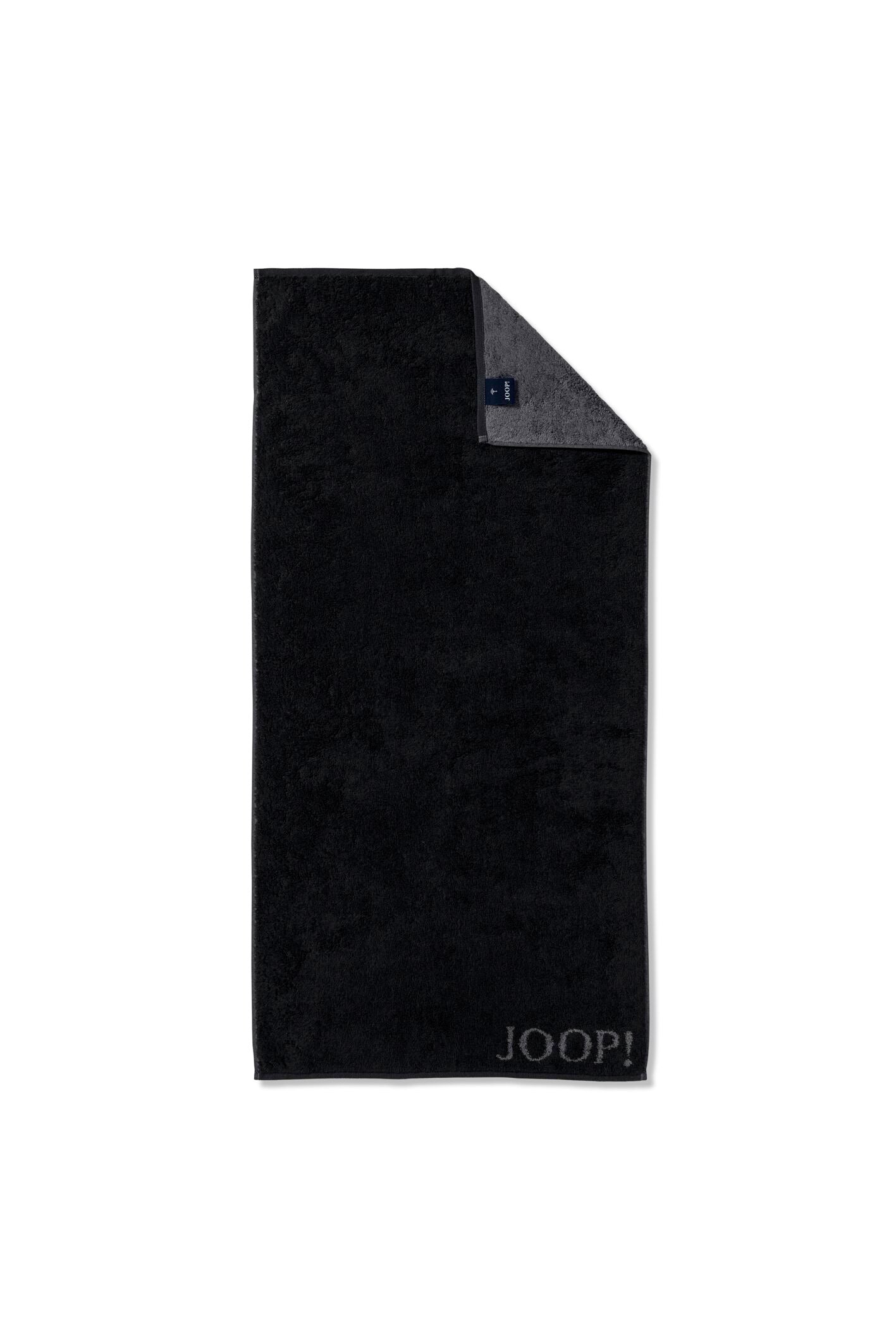JOOP! CLASSIC DOUBLEFACE Handtuch 2er-Set 50x100 cm, Schwarz