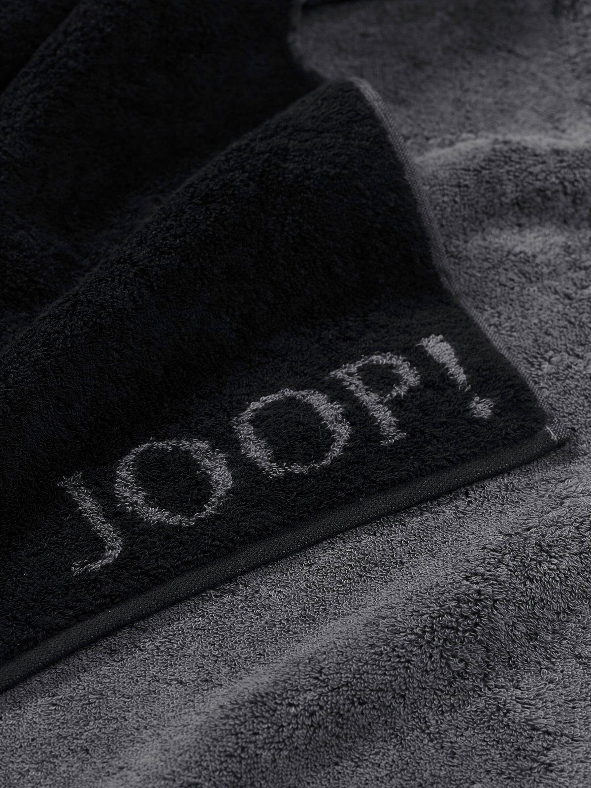 JOOP! CLASSIC DOUBLEFACE Handtuch 2er-Set 50x100 cm, Schwarz