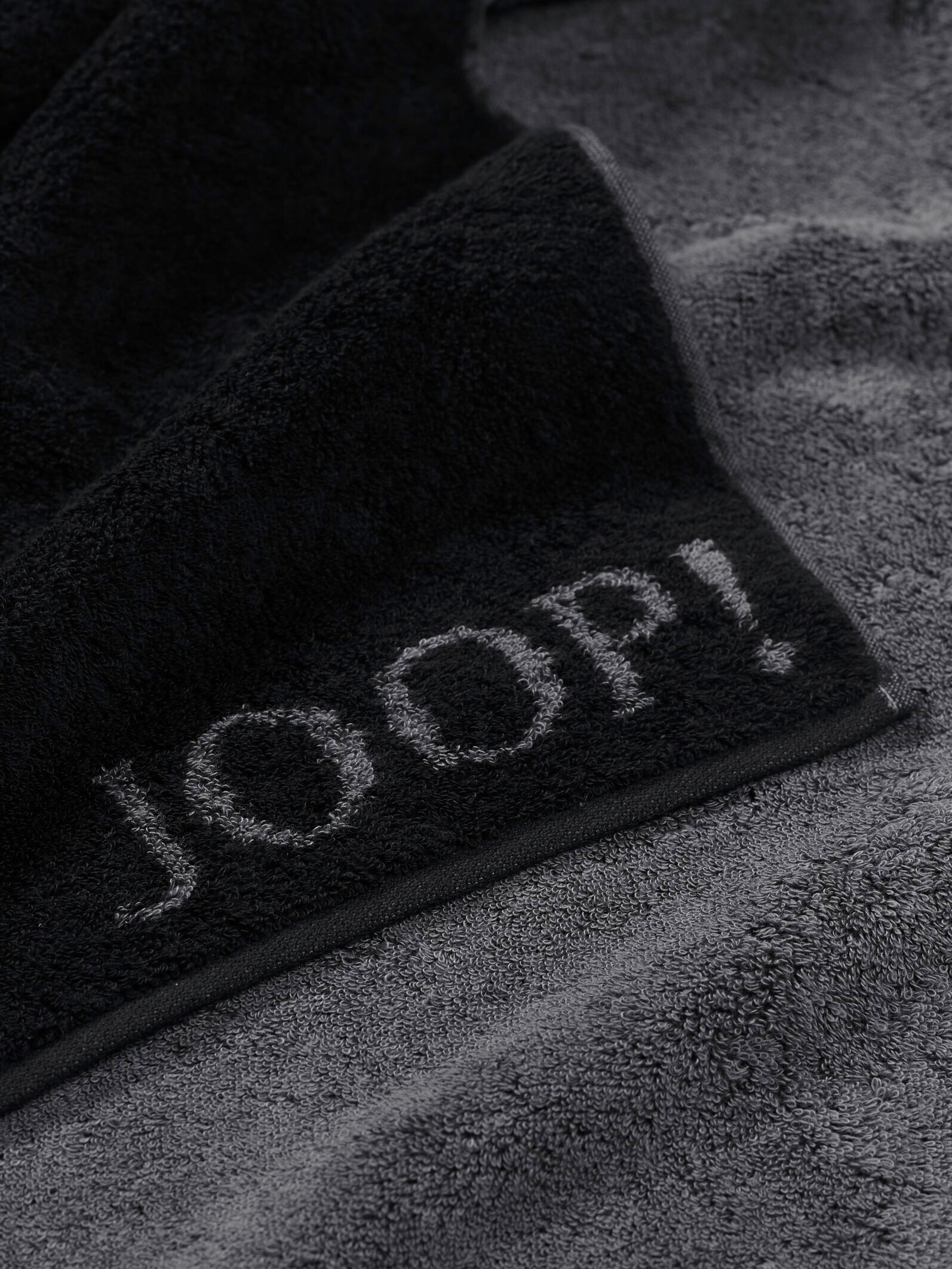 JOOP! CLASSIC DOUBLEFACE Seifentuch 3er-Set 30x30 cm, Schwarz