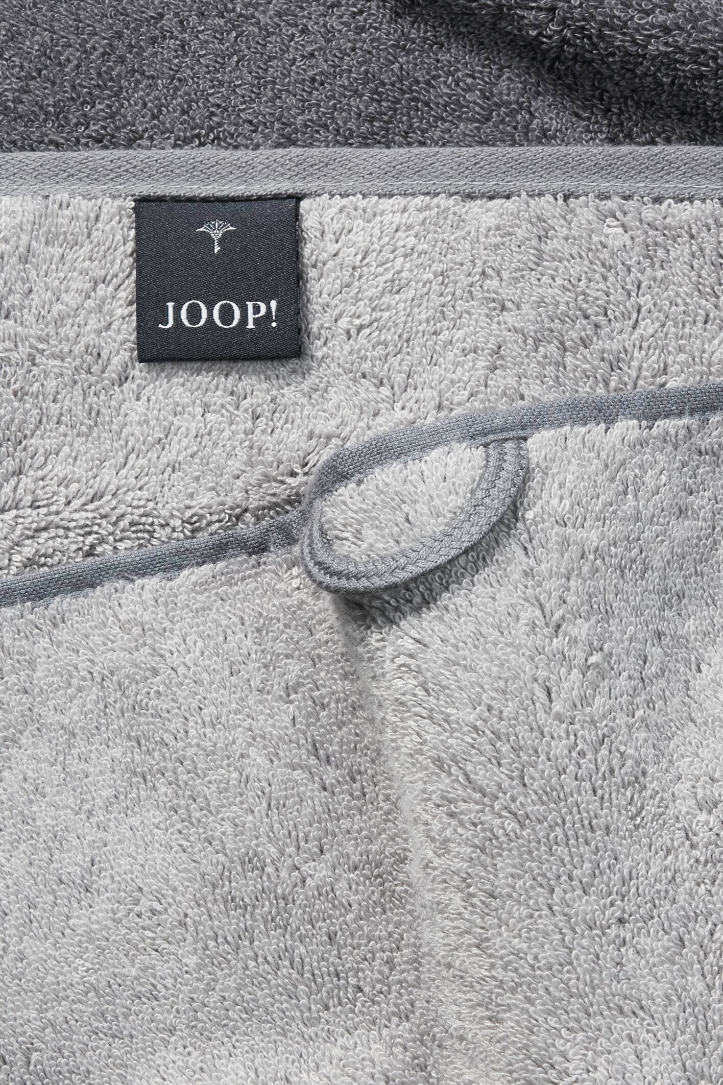 JOOP! CLASSIC DOUBLEFACE Seifentuch 3er-Set 30x30 cm, Anthrazit