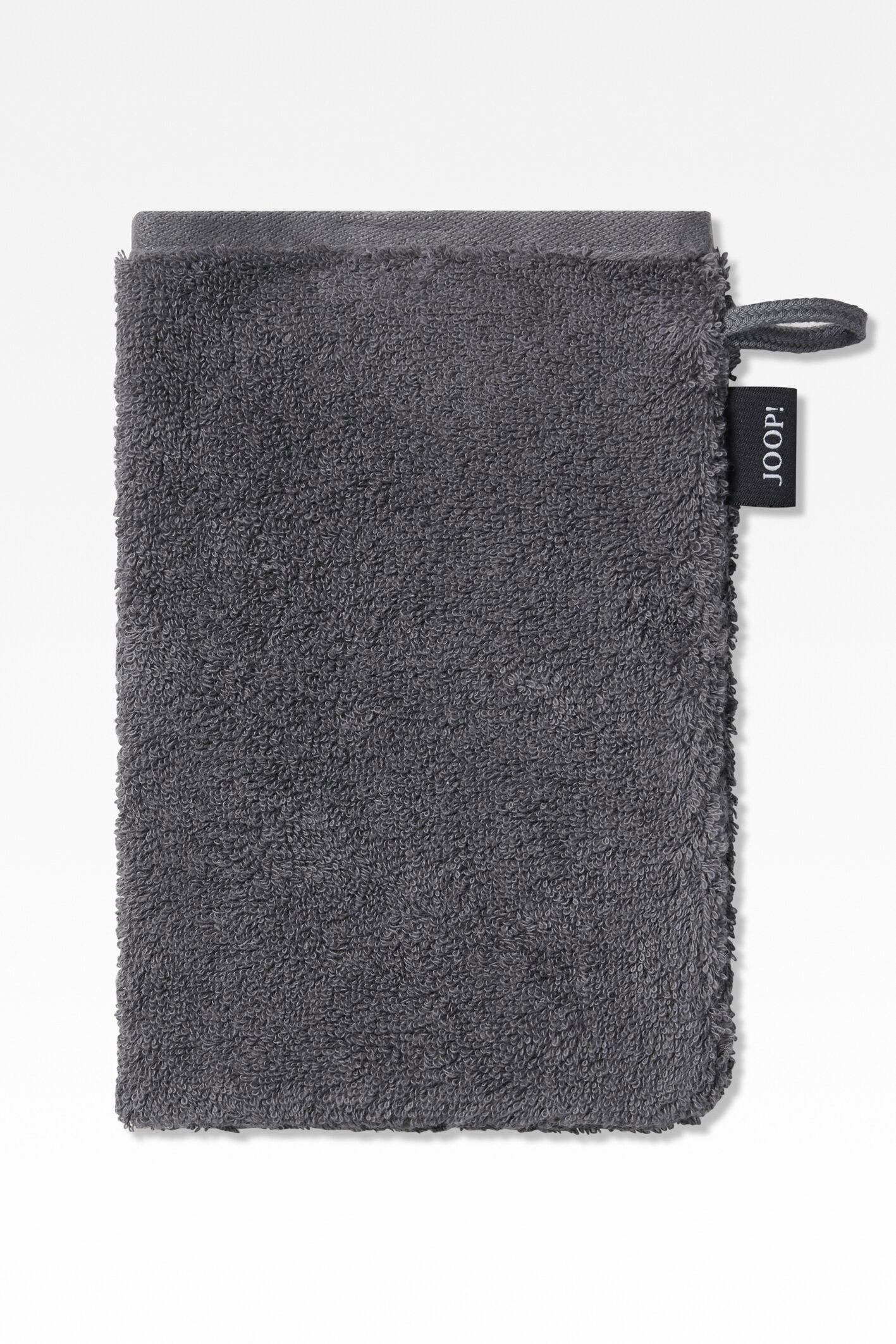 JOOP! CLASSIC DOUBLEFACE Waschhandschuh 3er-Set 16x22 cm, Anthrazit
