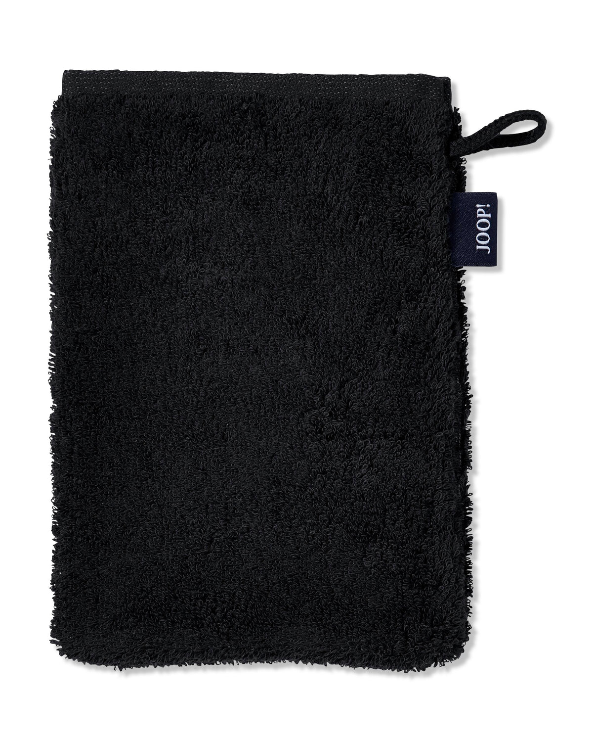 JOOP! CLASSIC DOUBLEFACE Waschhandschuh 3er-Set 16x22 cm, Schwarz